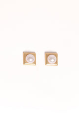 Kimmy Pearl Earrings - Gold