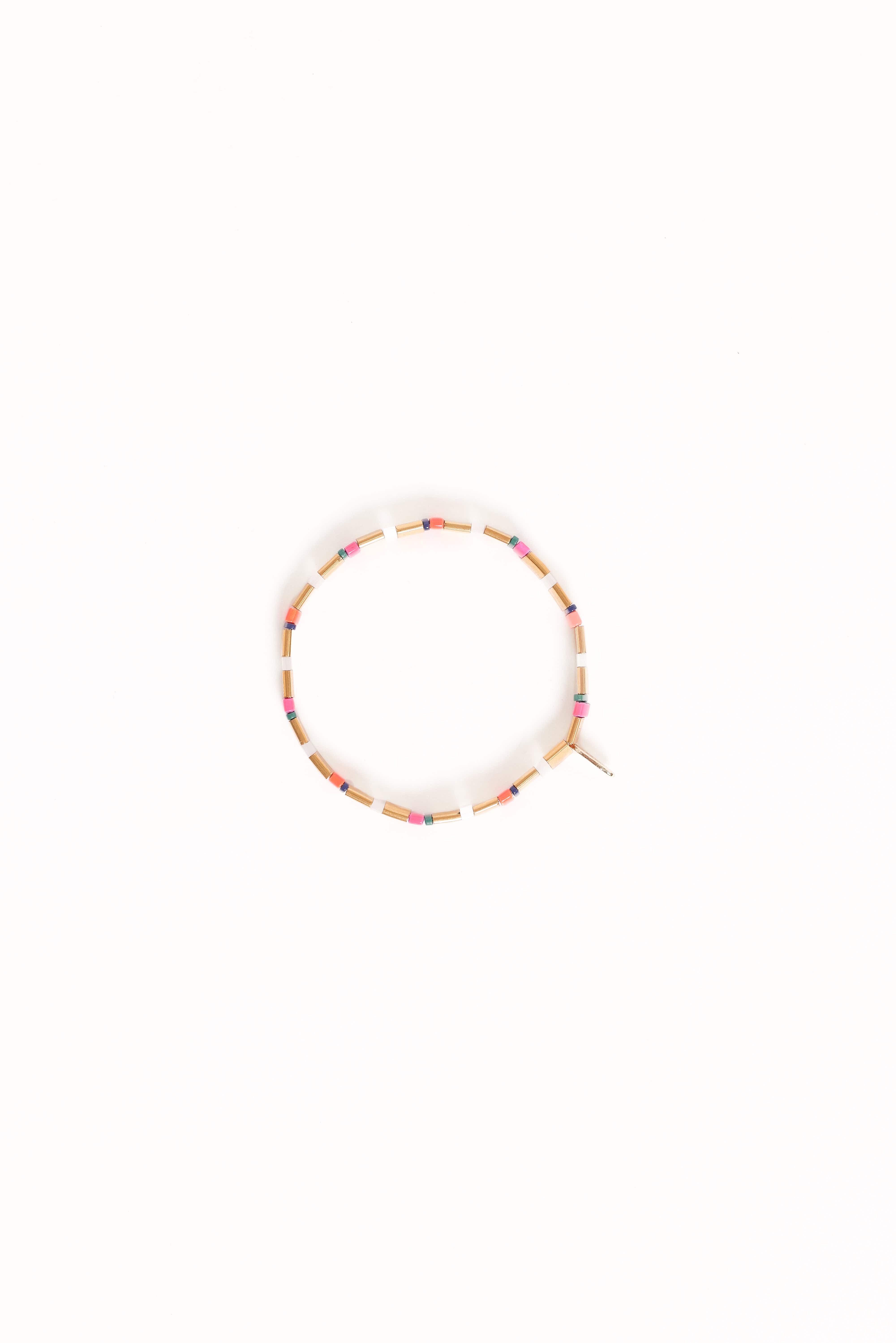 Kylie Bead Bracelet - Bronze