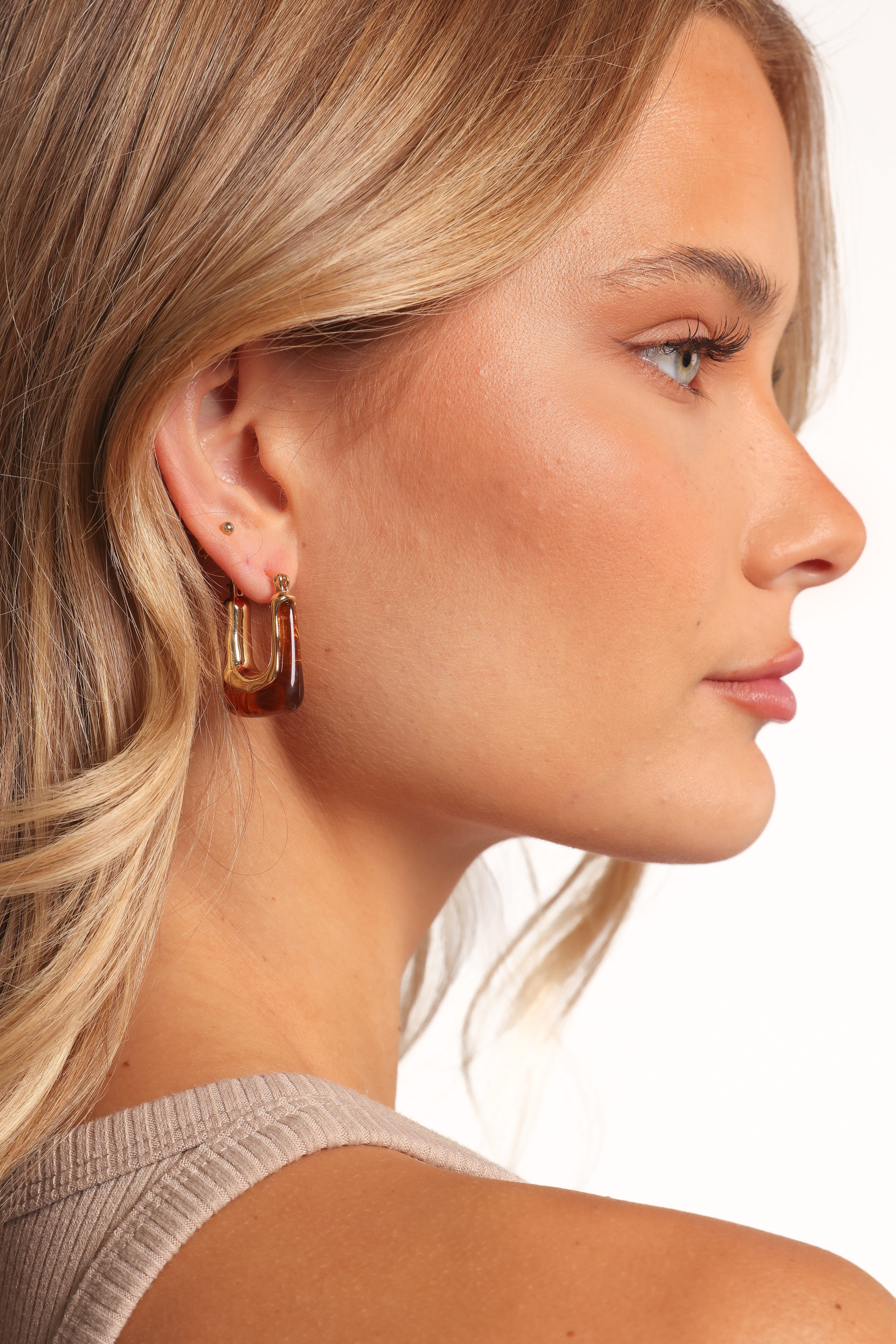 Laurel Earrings - Brown