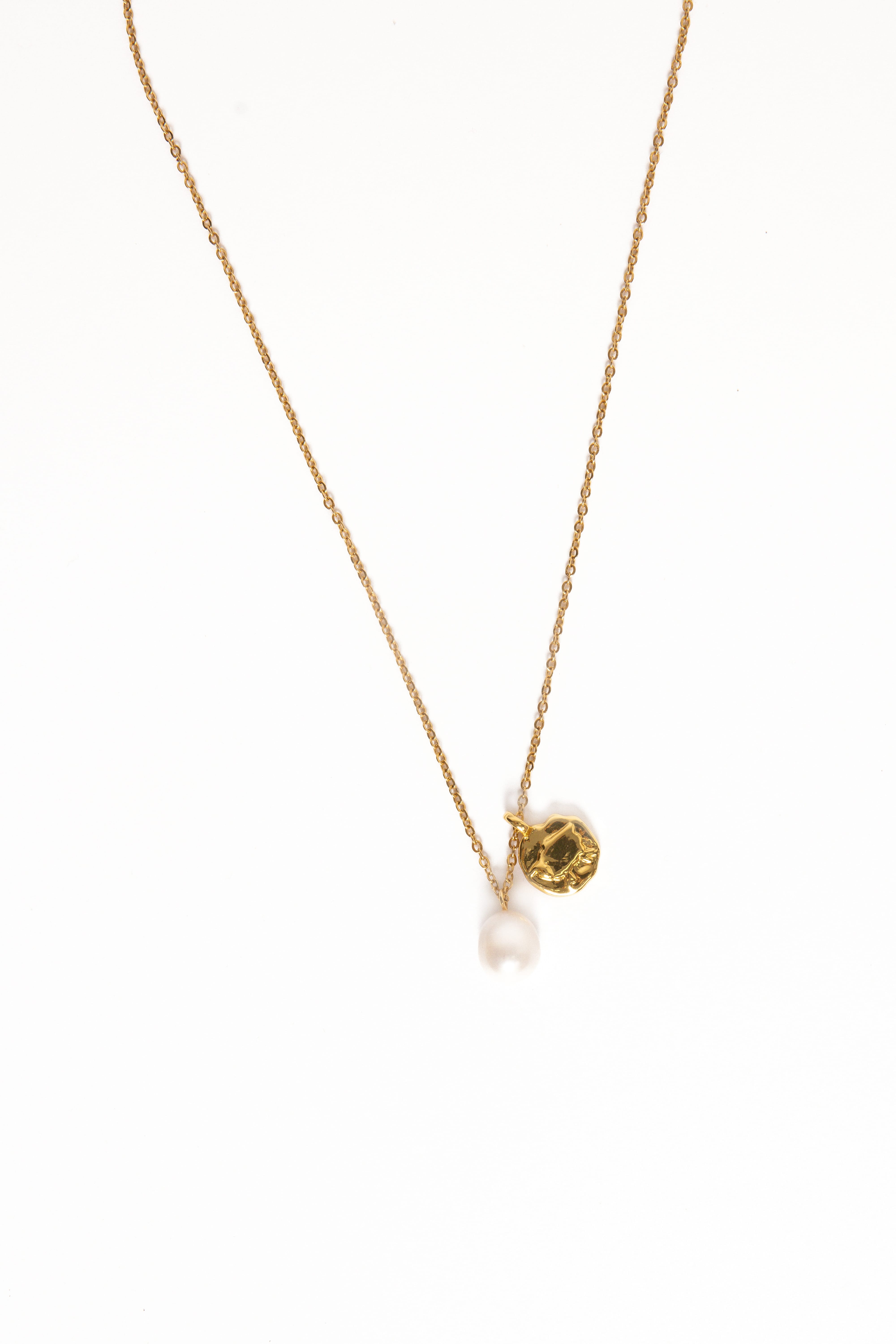 Lavinia Necklace - Gold/Pearl