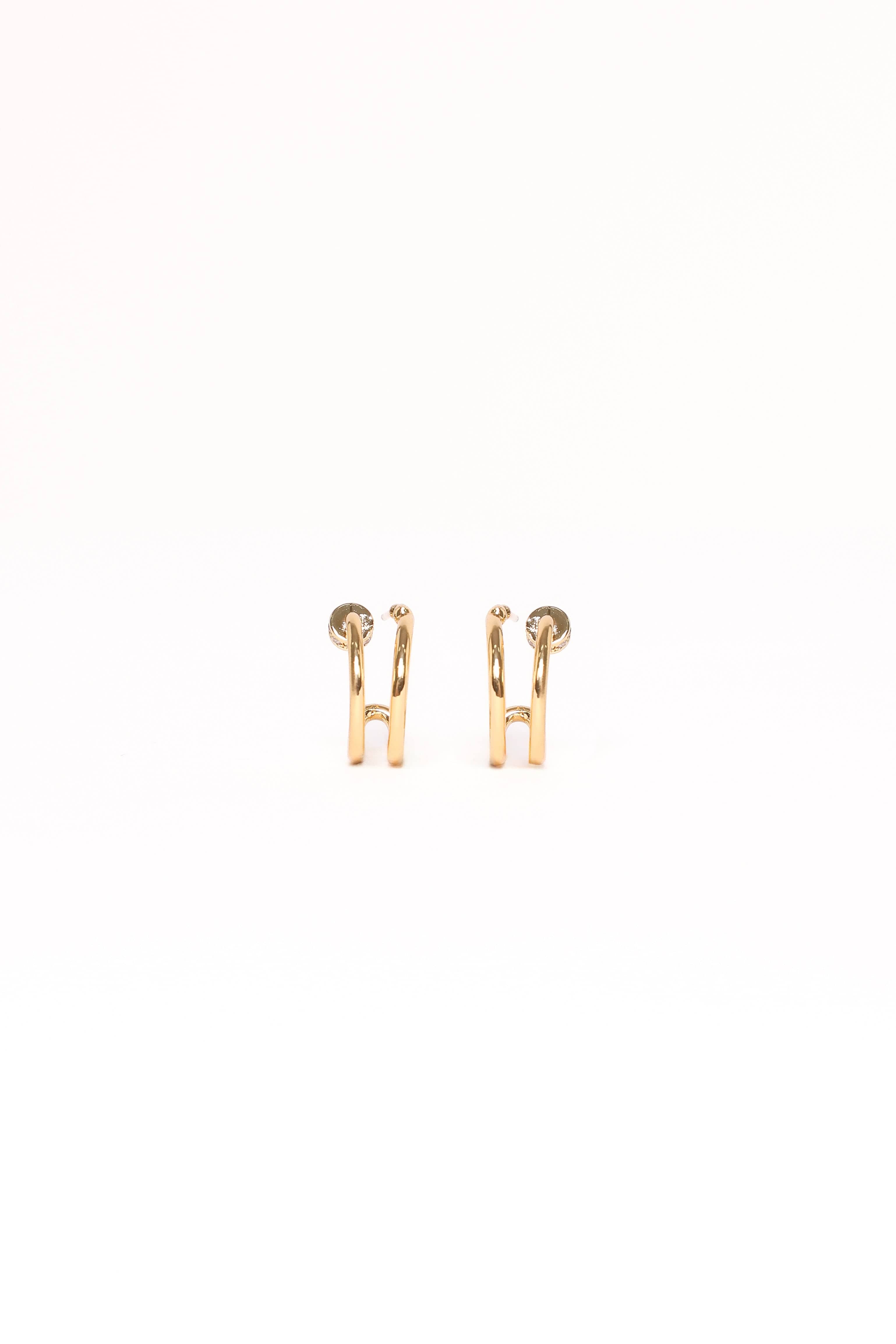 Megan Earrings - Gold