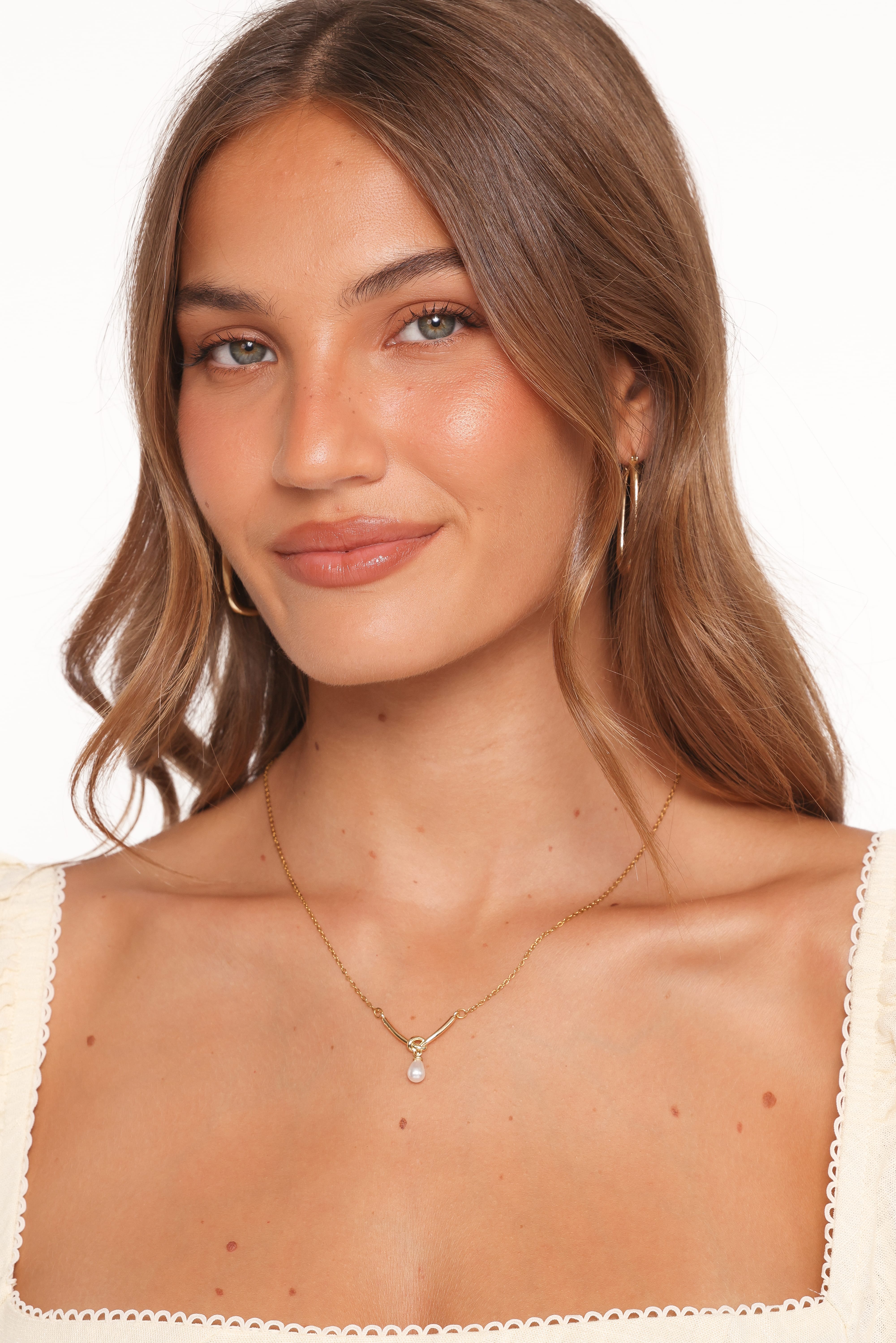 Nusa Necklace - Gold/Pearl