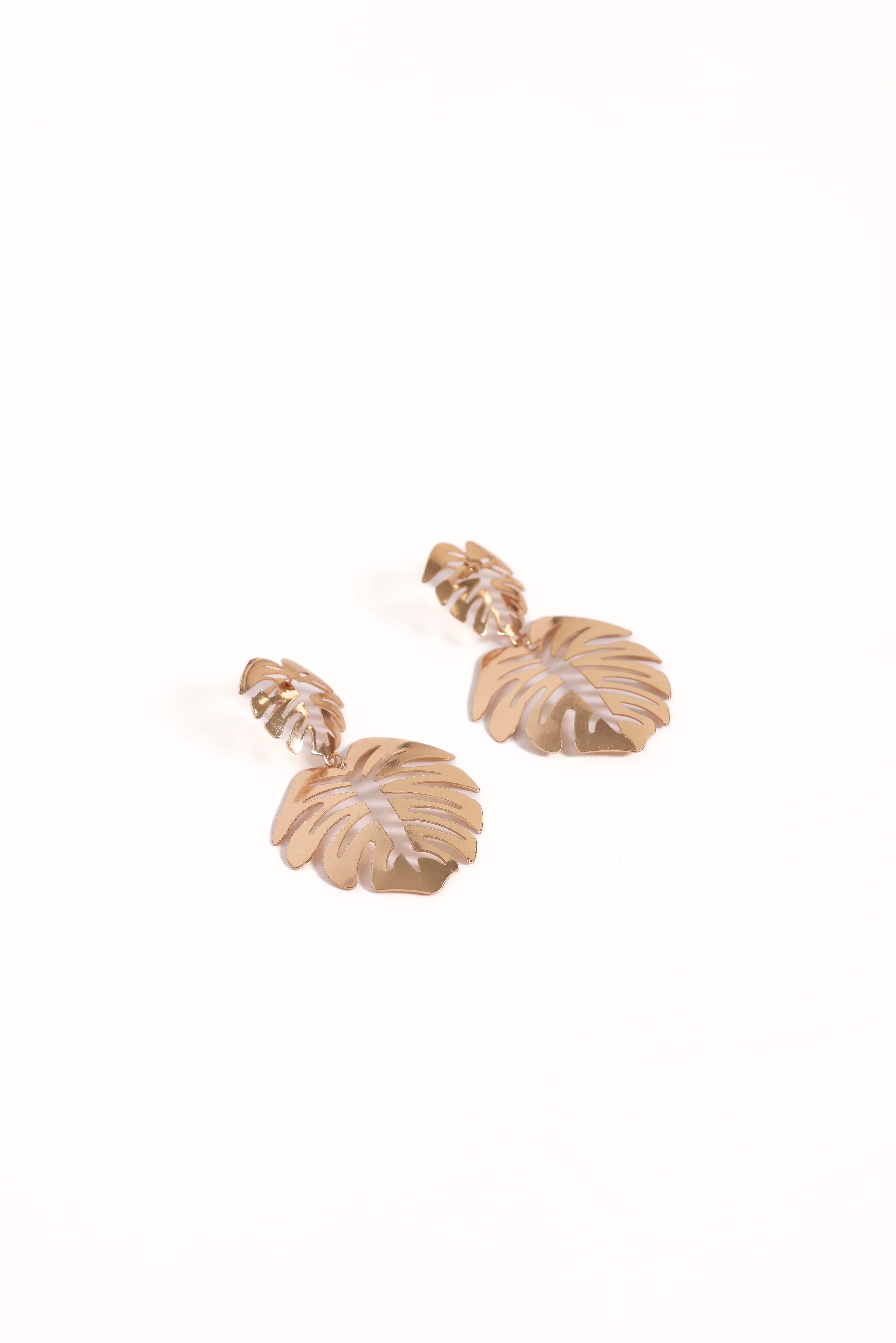 Palm Earrings - Gold