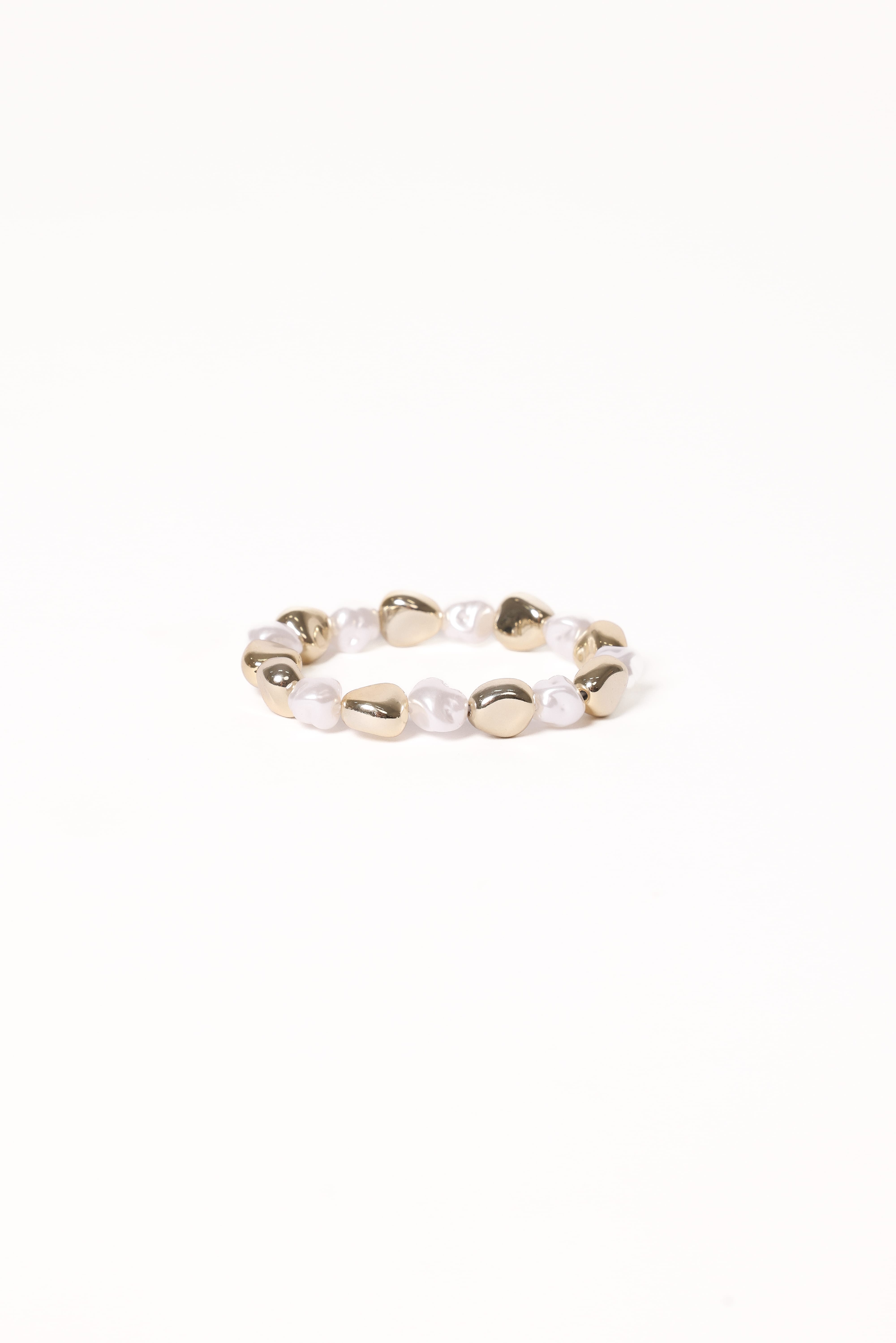 Phoenix Bracelet - Gold/Pearl