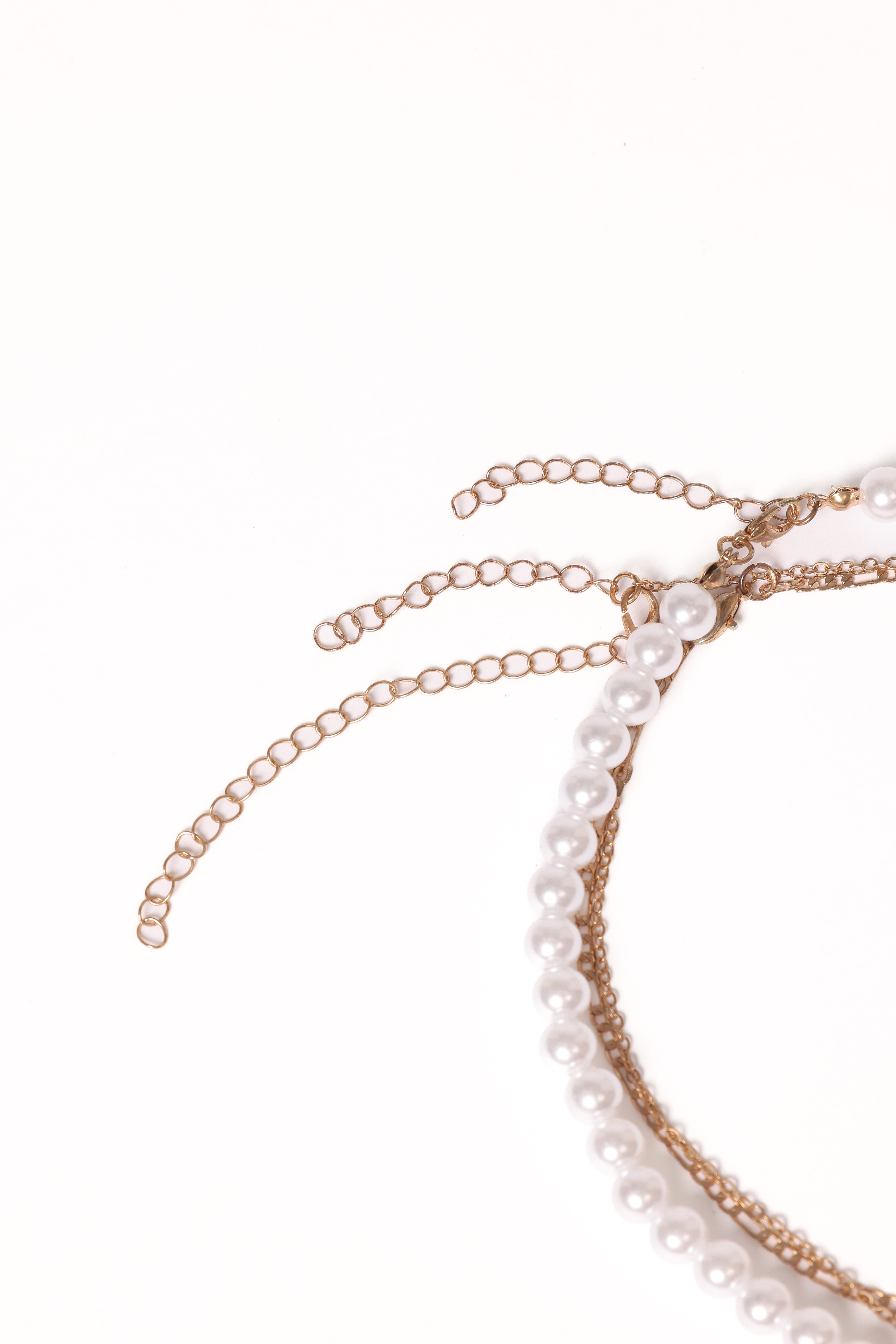 Riviera Necklace - Gold/Pearl