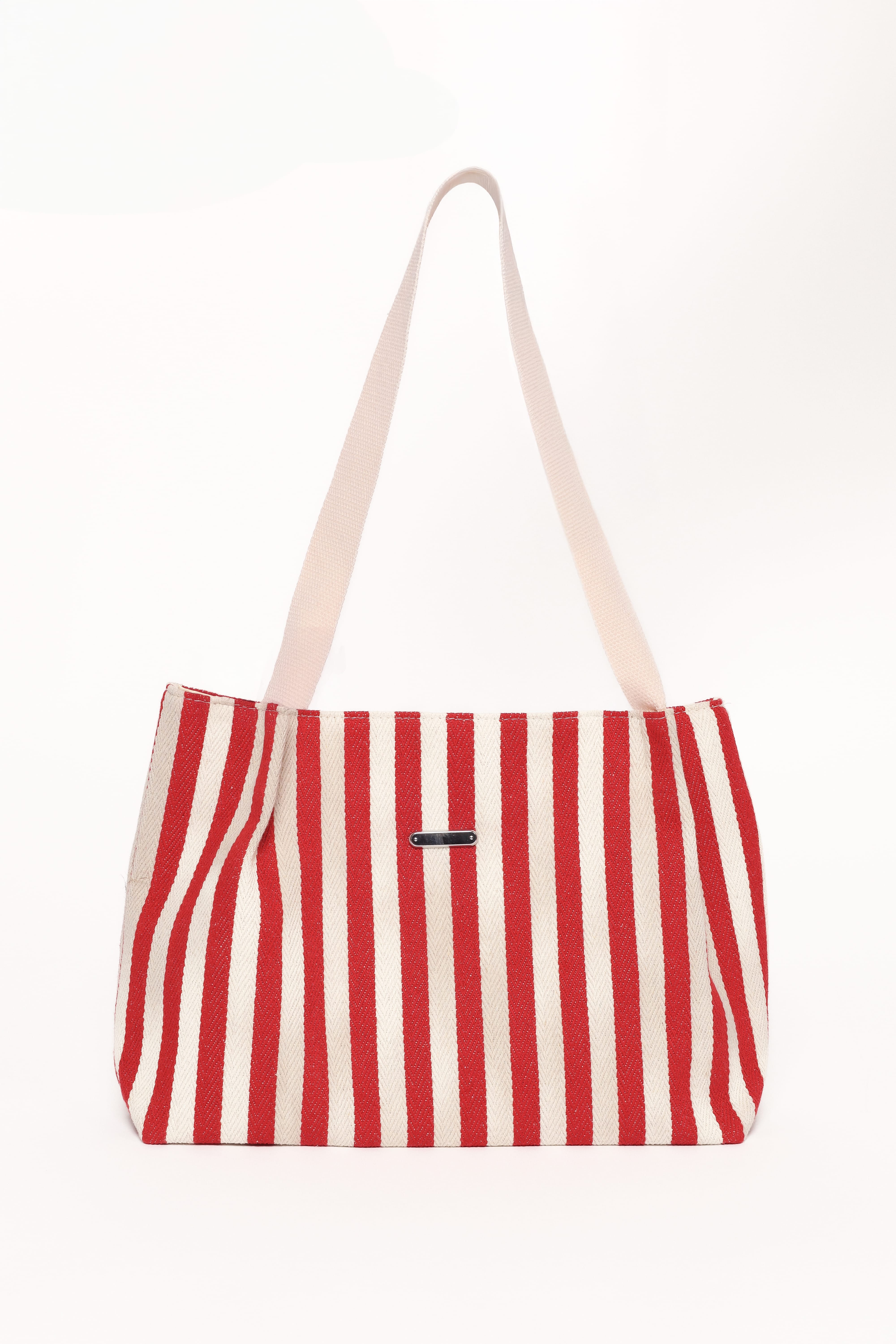 Ruby Beach Bag - Red Stripe
