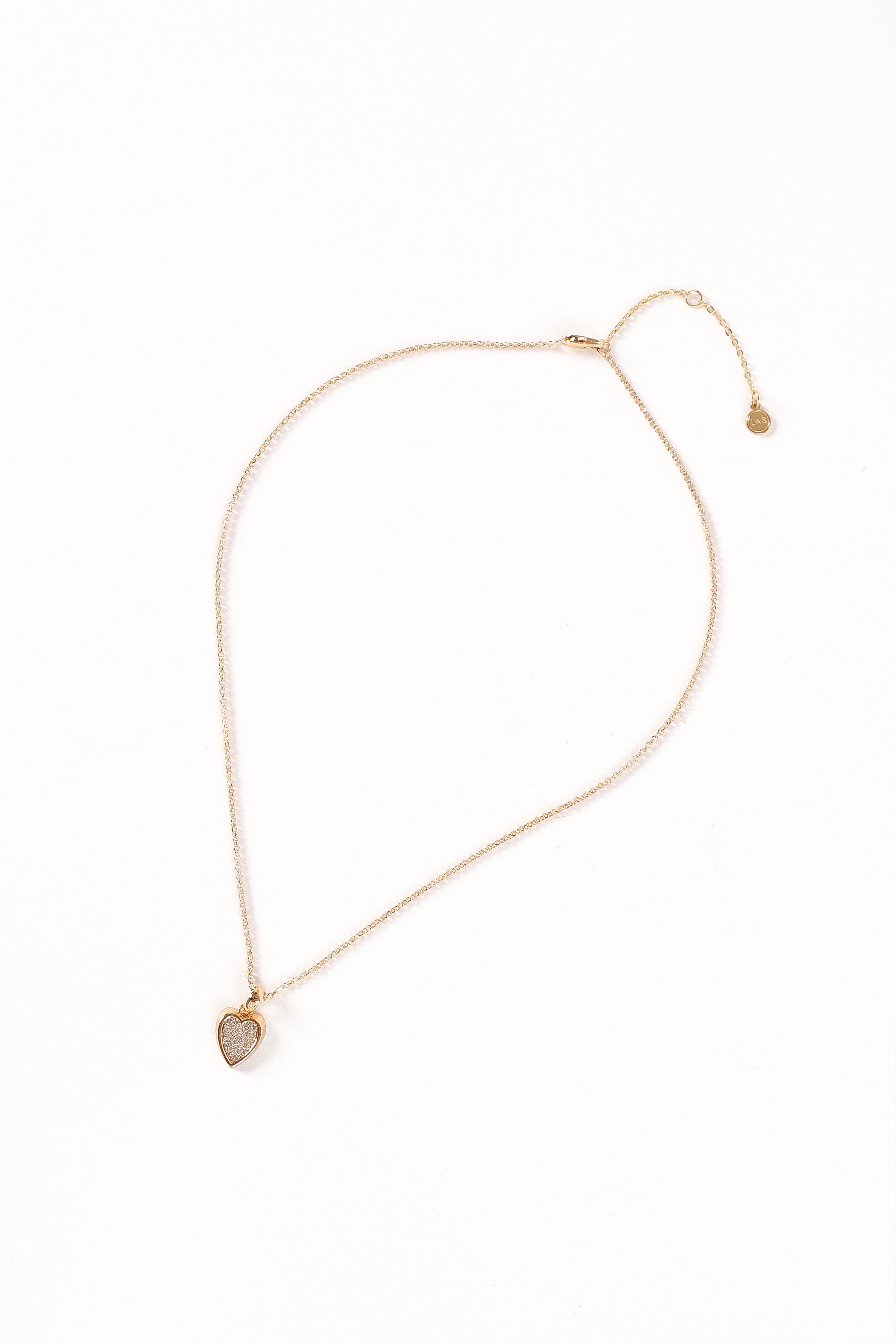 Sophie Heart Necklace - Gold