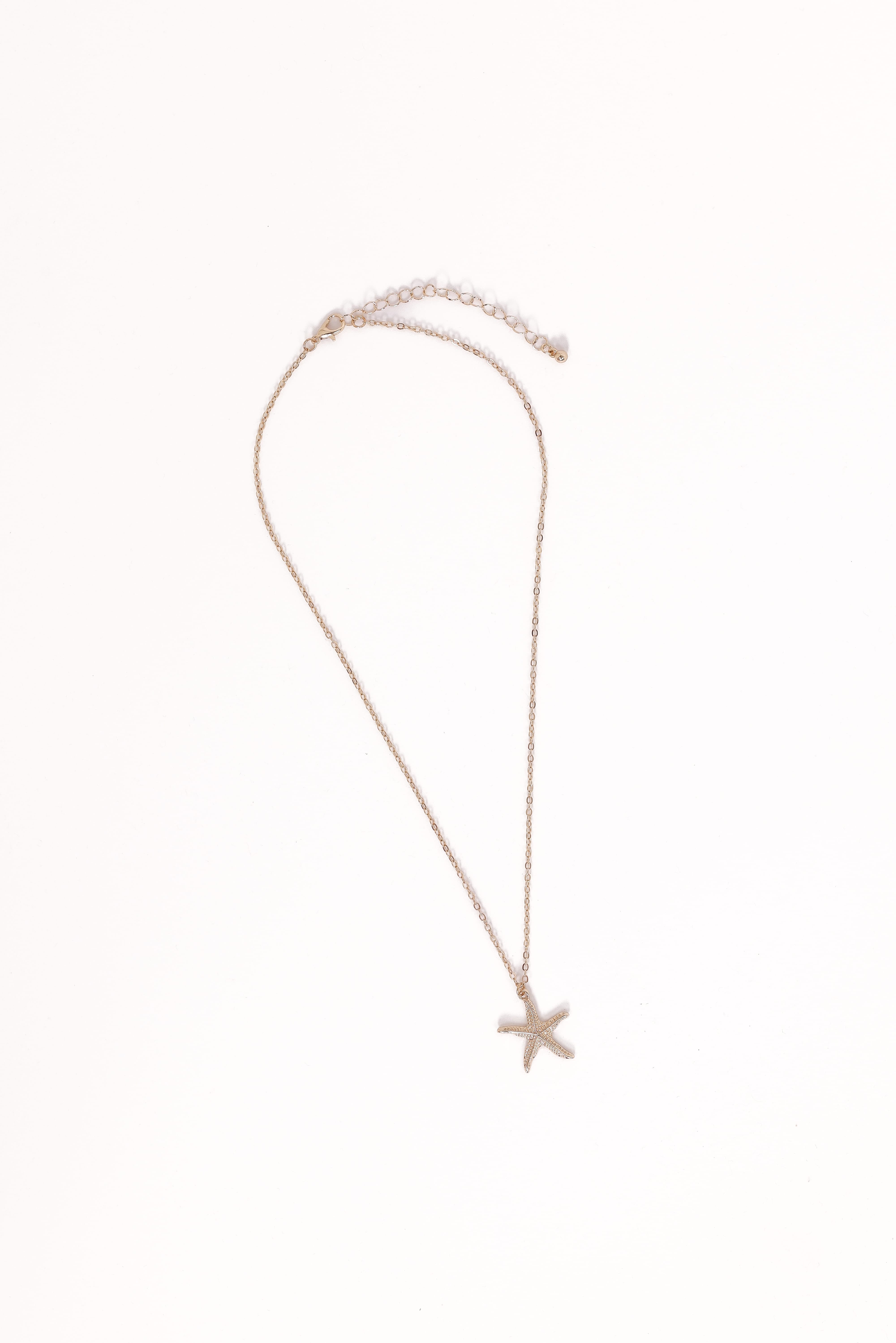 Starfish Necklace - Gold