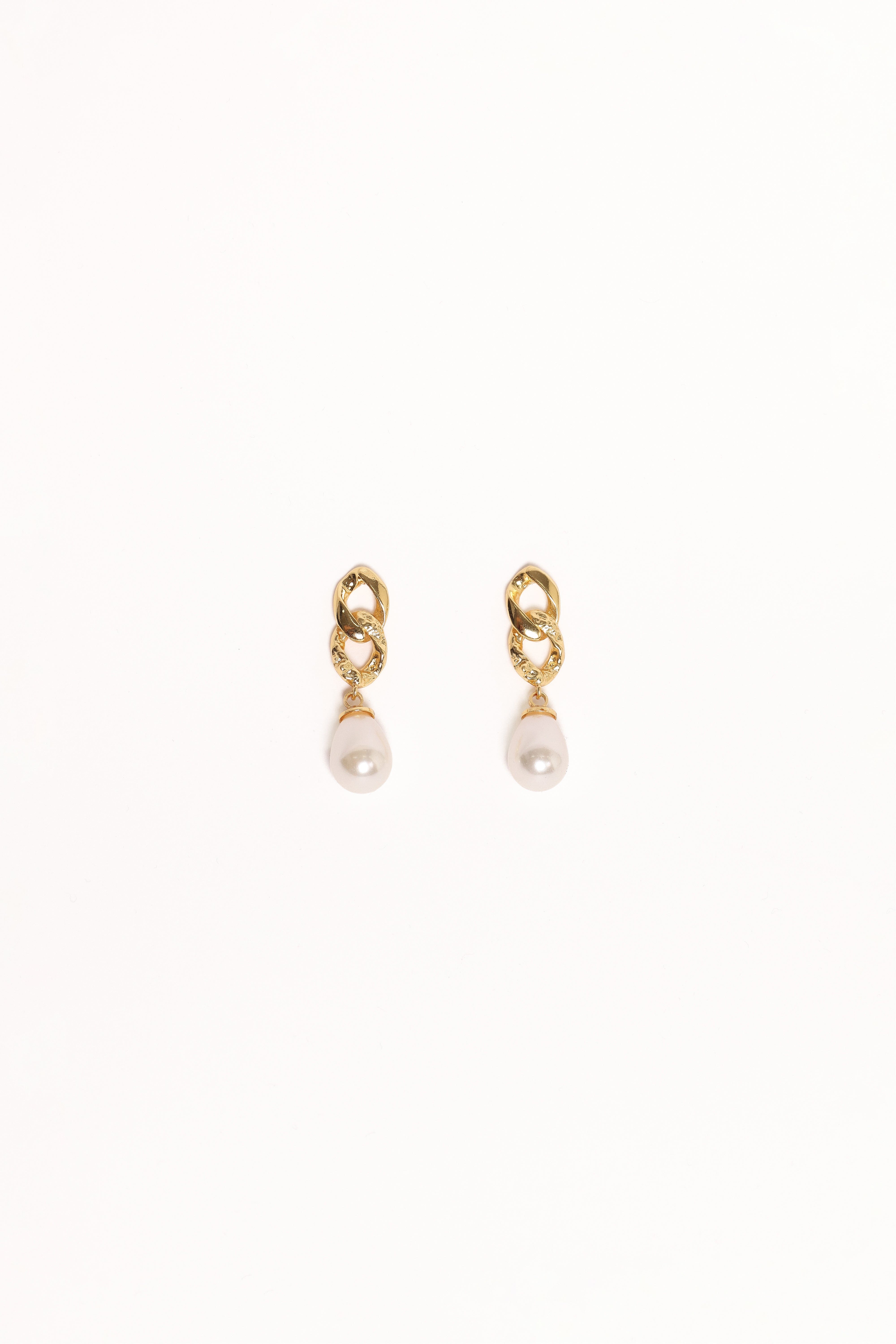 Tallulah Earrings - Gold/Pearl
