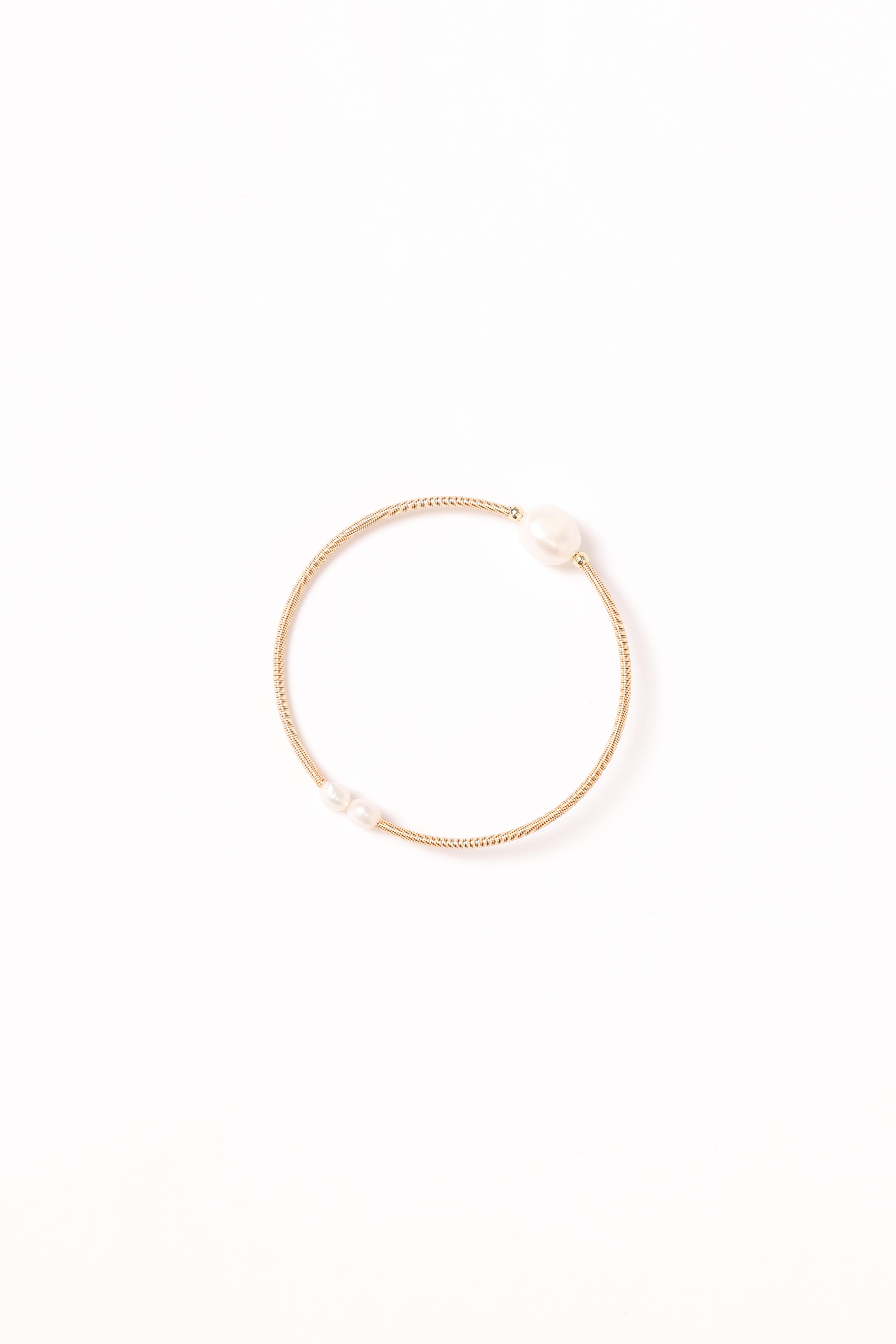 Tilda Bracelet - Gold/Pearl