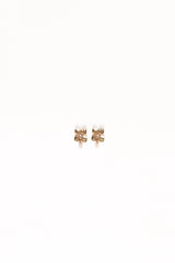 Trina Flower Earrings - Gold/Pearl