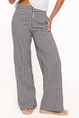 Abbott Pants - Black Gingham