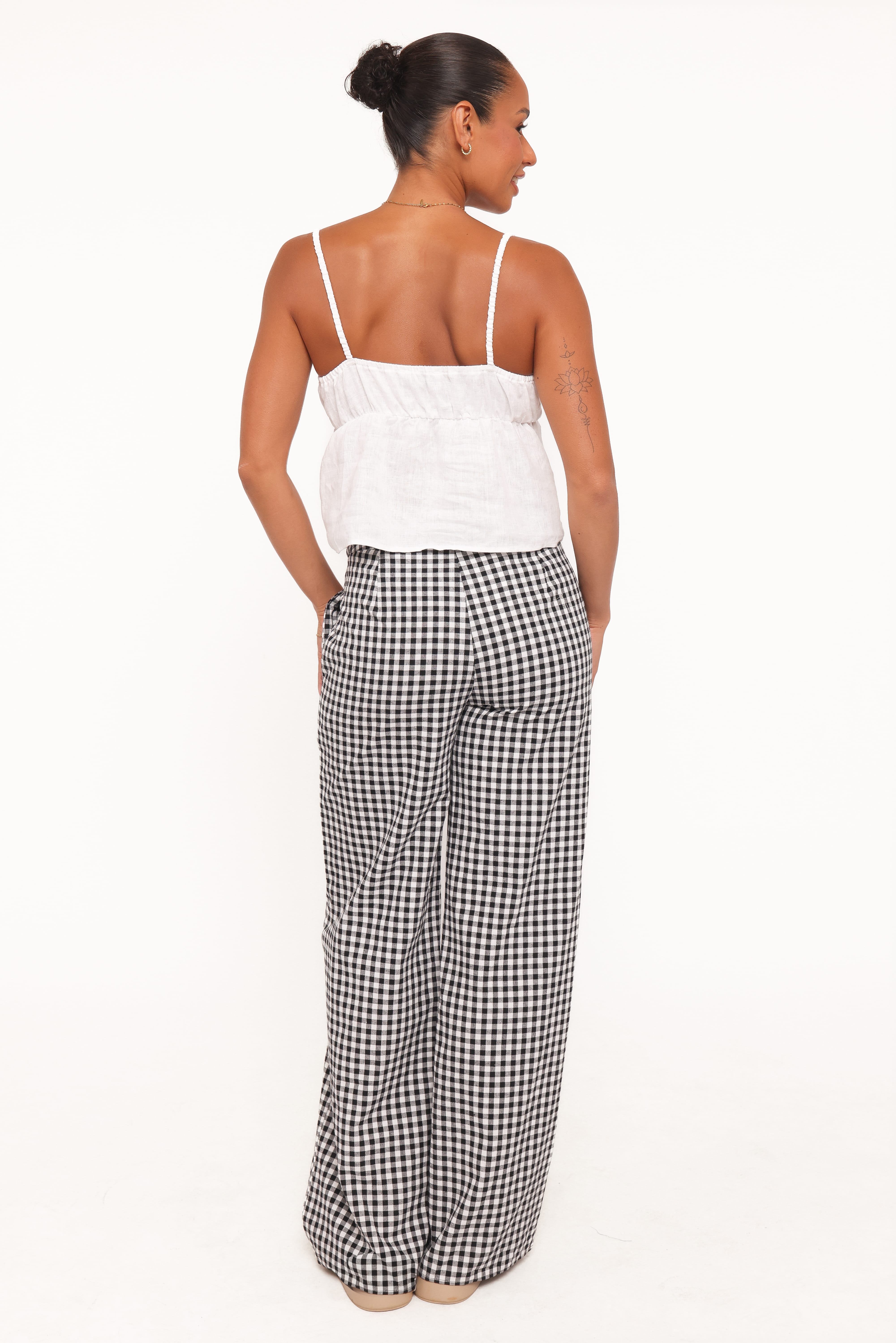 Abbott Pants - Black Gingham