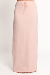 Beatrice Knitted Skirt - Peach