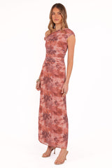 Bloise Maxi Skirt - Blurred Botanics