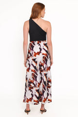 Cheryl Maxi Skirt - Blurred Floral