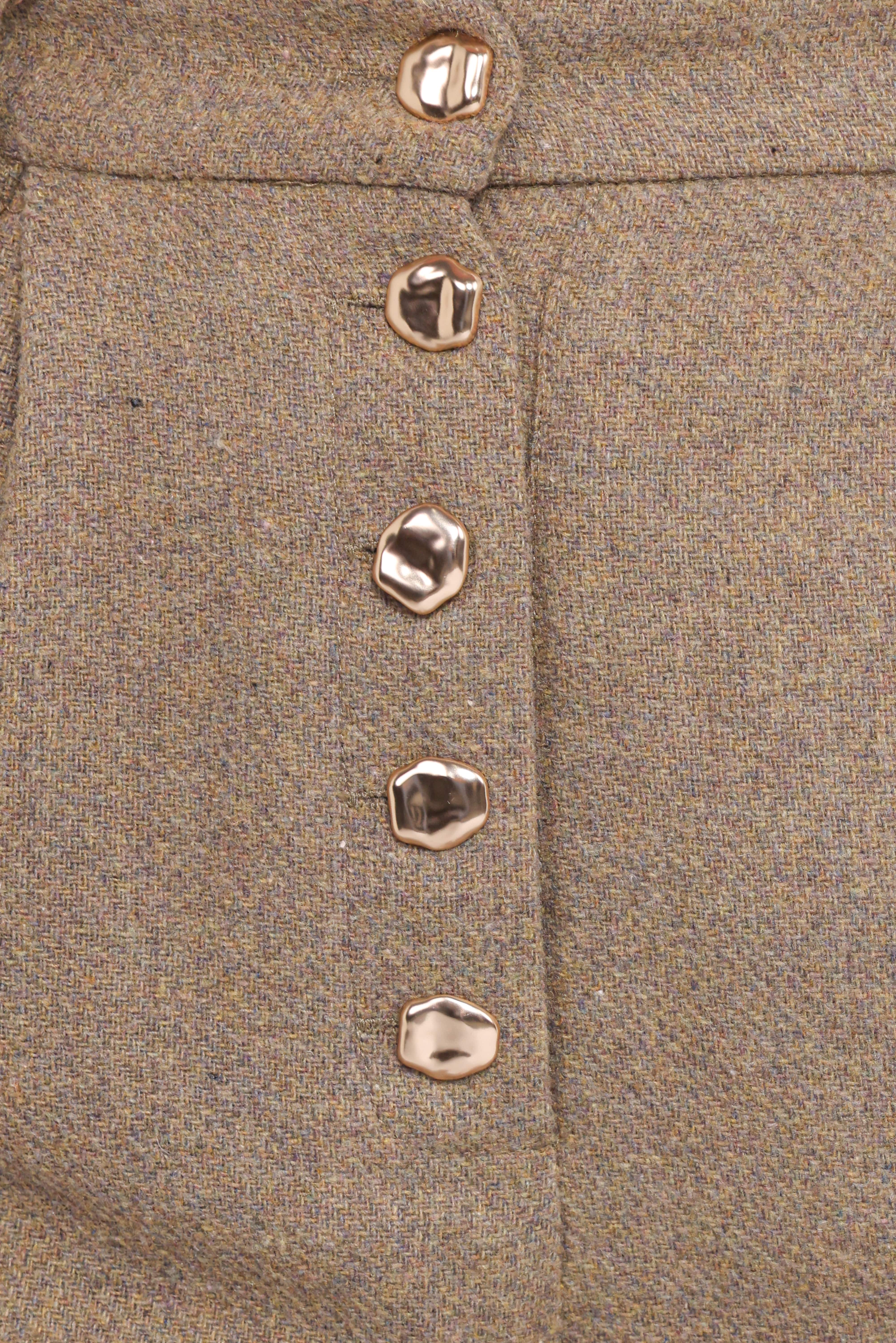 Denise Tailored Shorts - Taupe