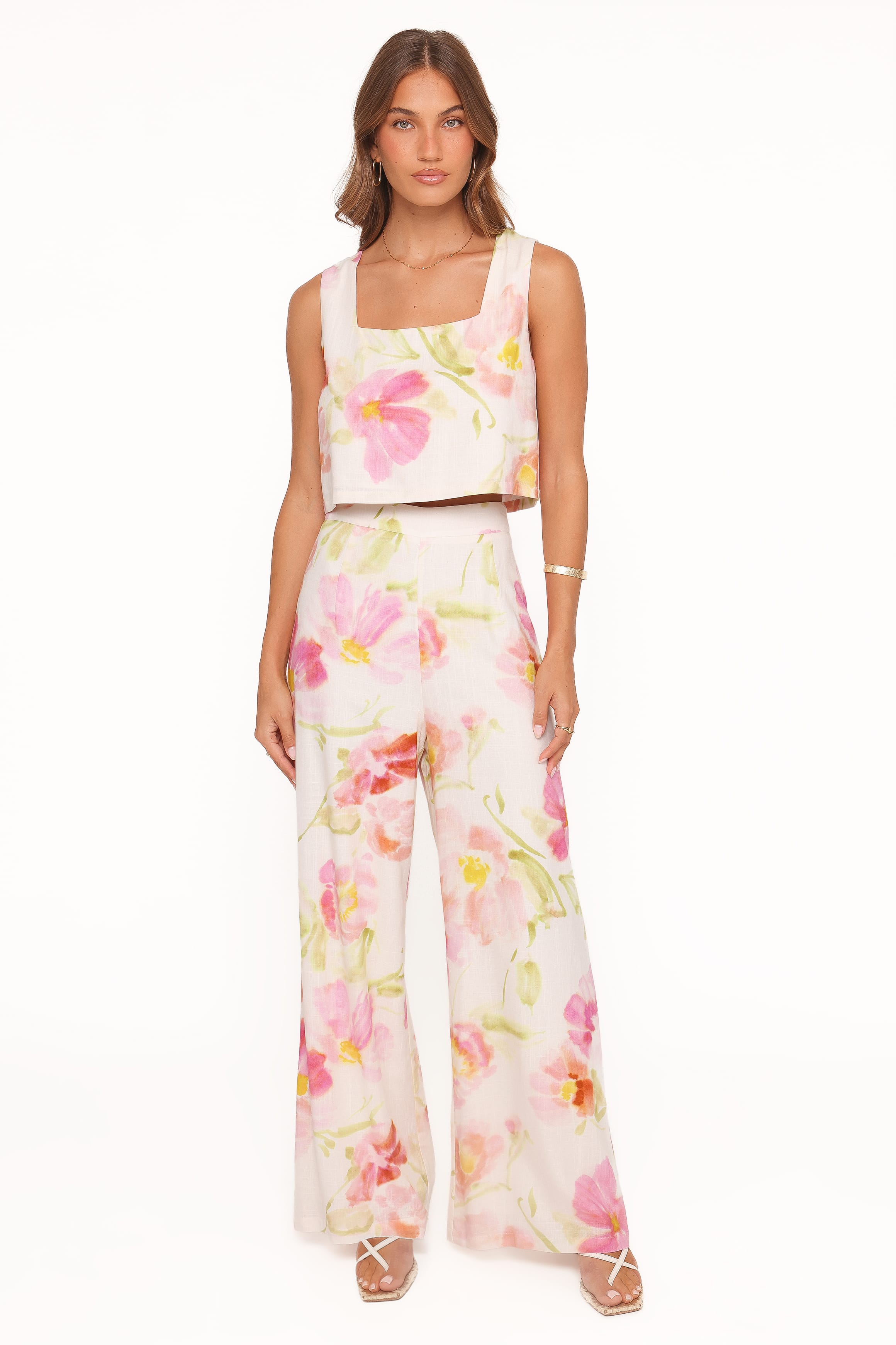 Devlin Pant - Pink Garden Floral