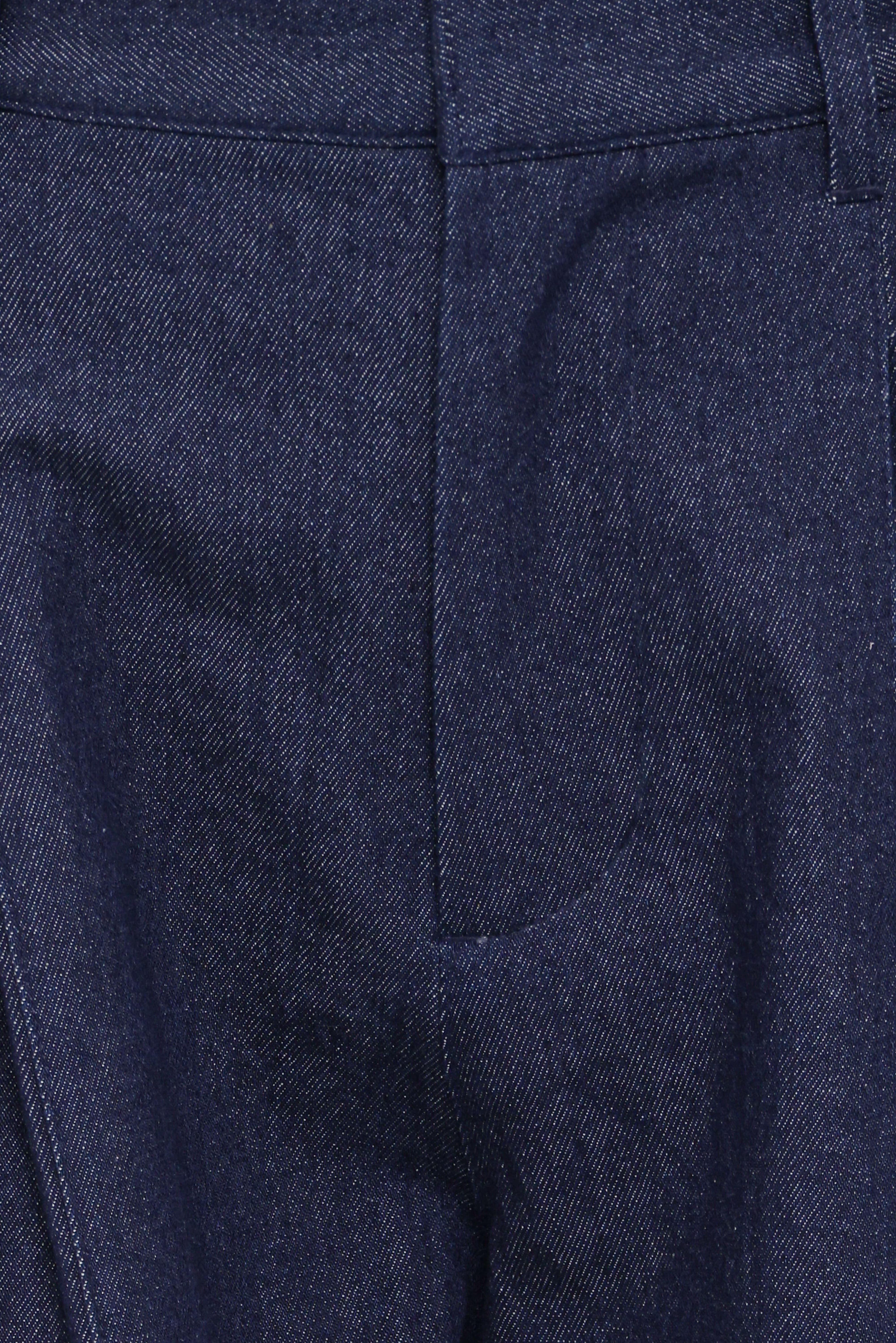 Elinor Cuffed Denim Pant - Dark Wash