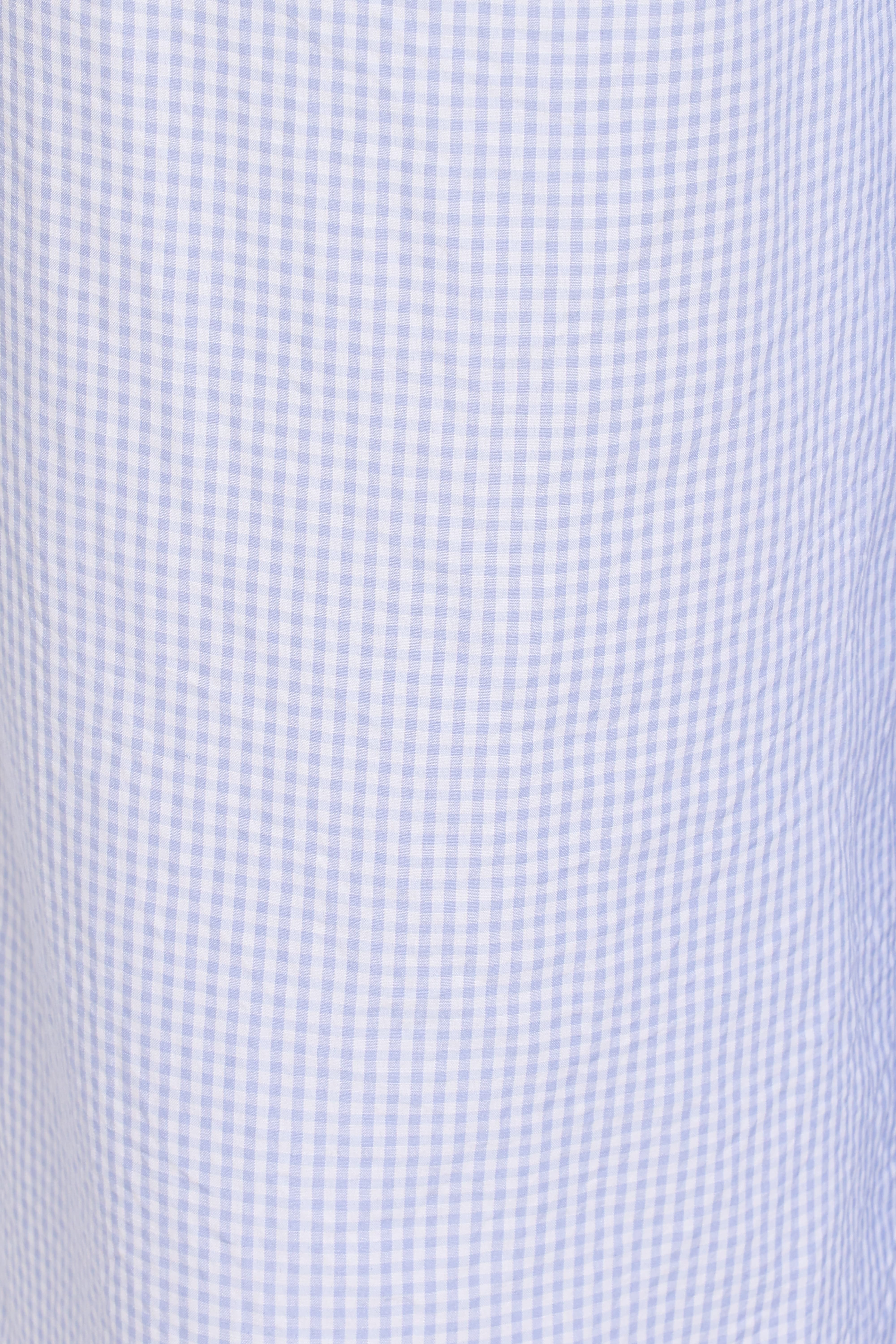 Elowen Wide Leg Pants - Blue Gingham