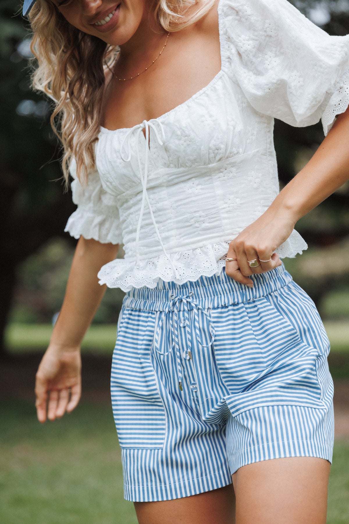 Jackson Boxer Short - Blue Stripe