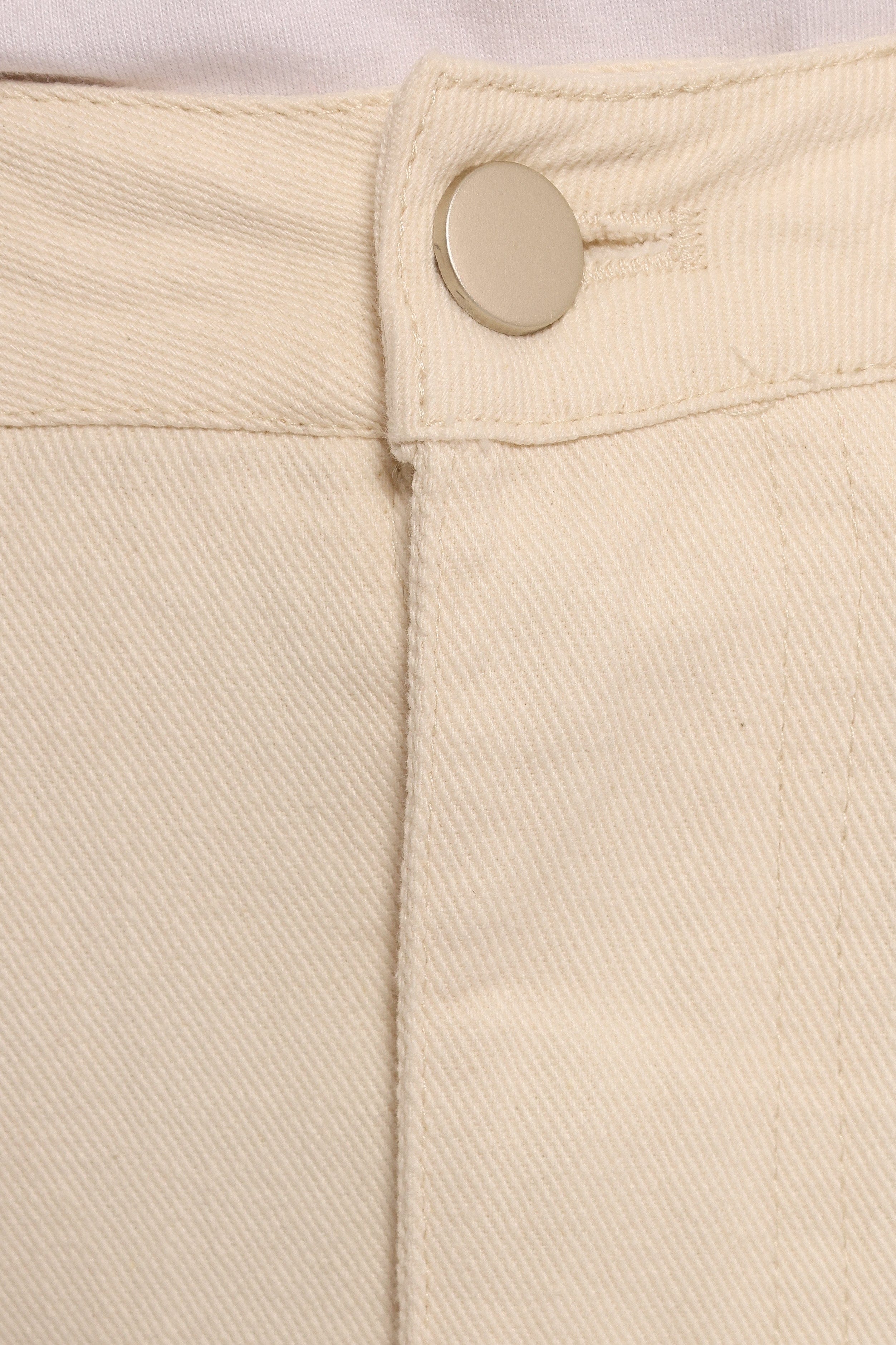 Kellen Corduroy Midi SKirt - Cream