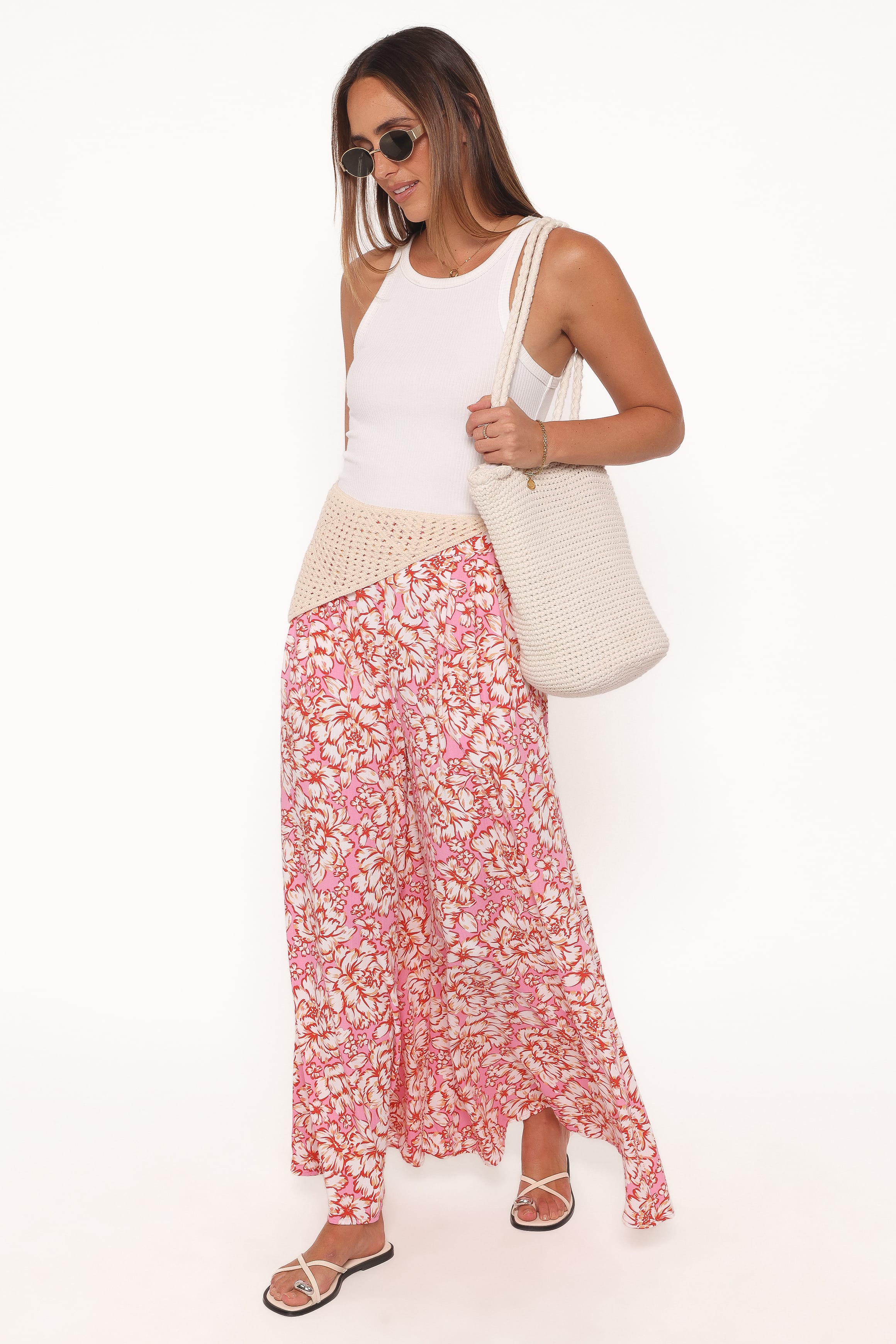 Lessie Pants - Pink Floral