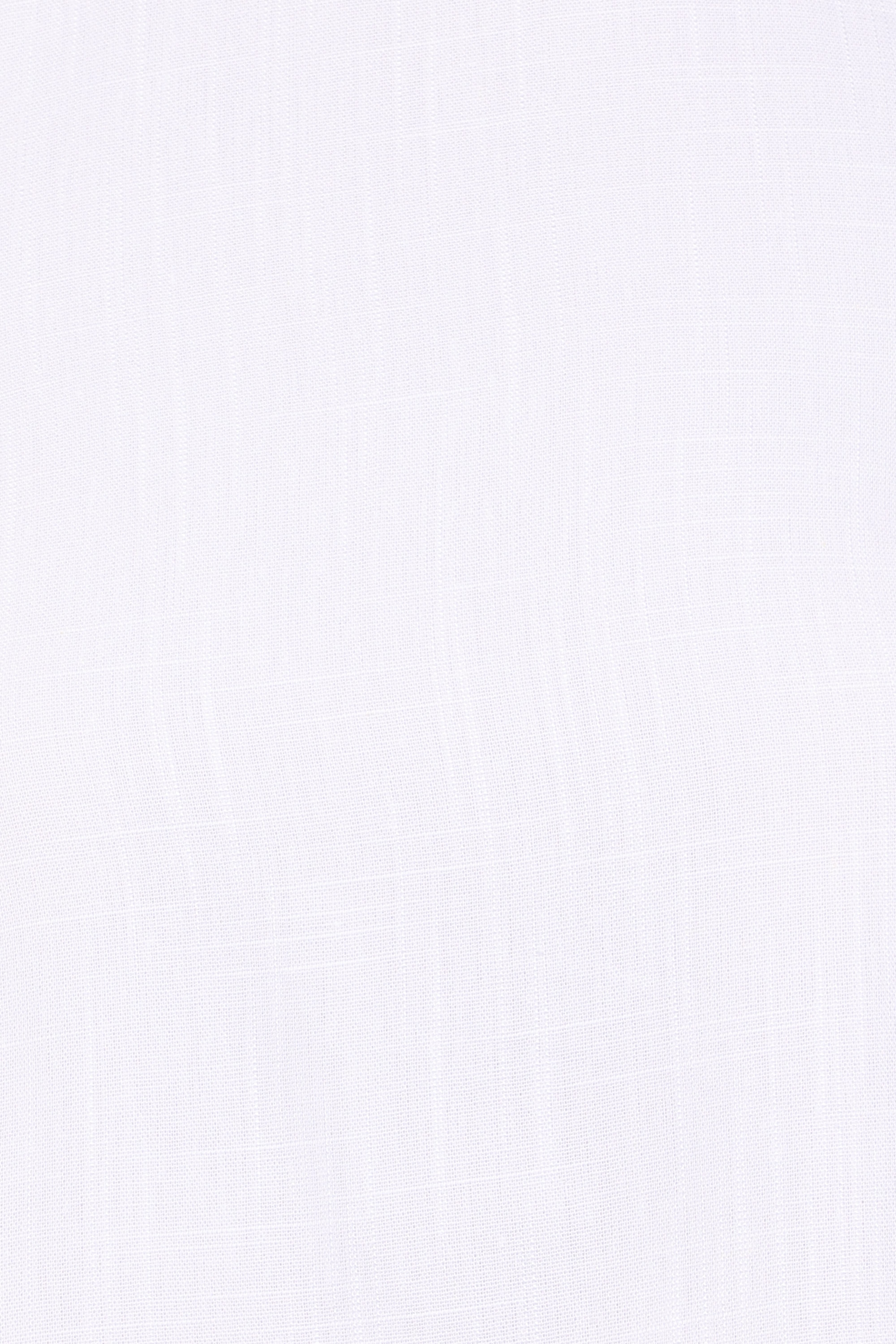 Madison Linen Column Skirt - White