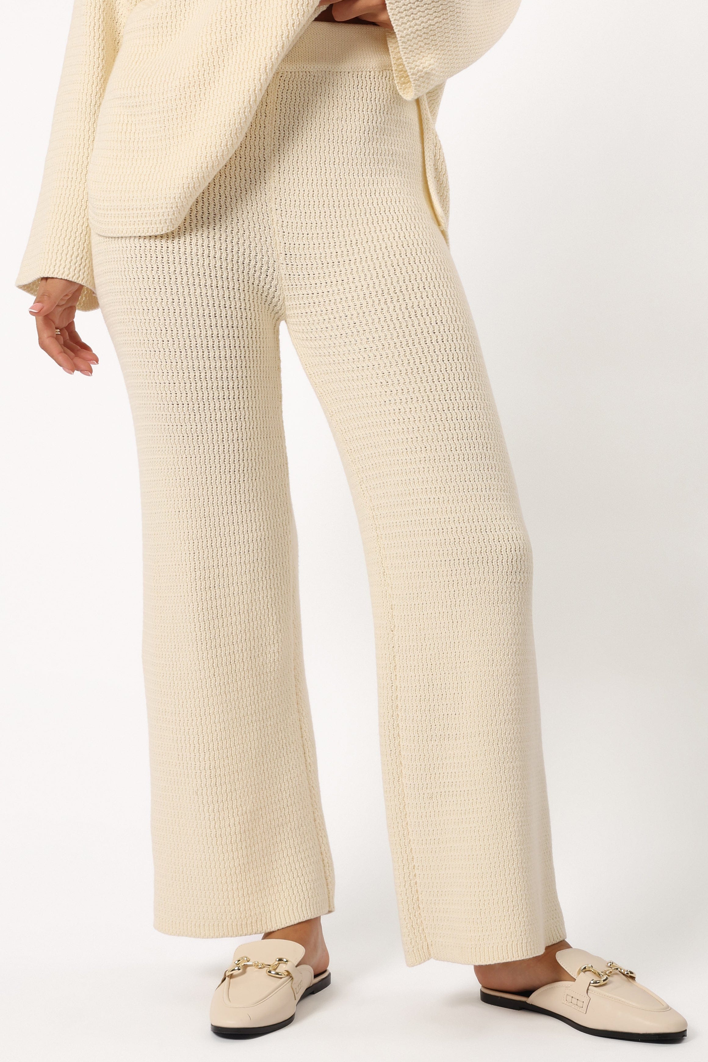 McKinley Knit Pant - Cream