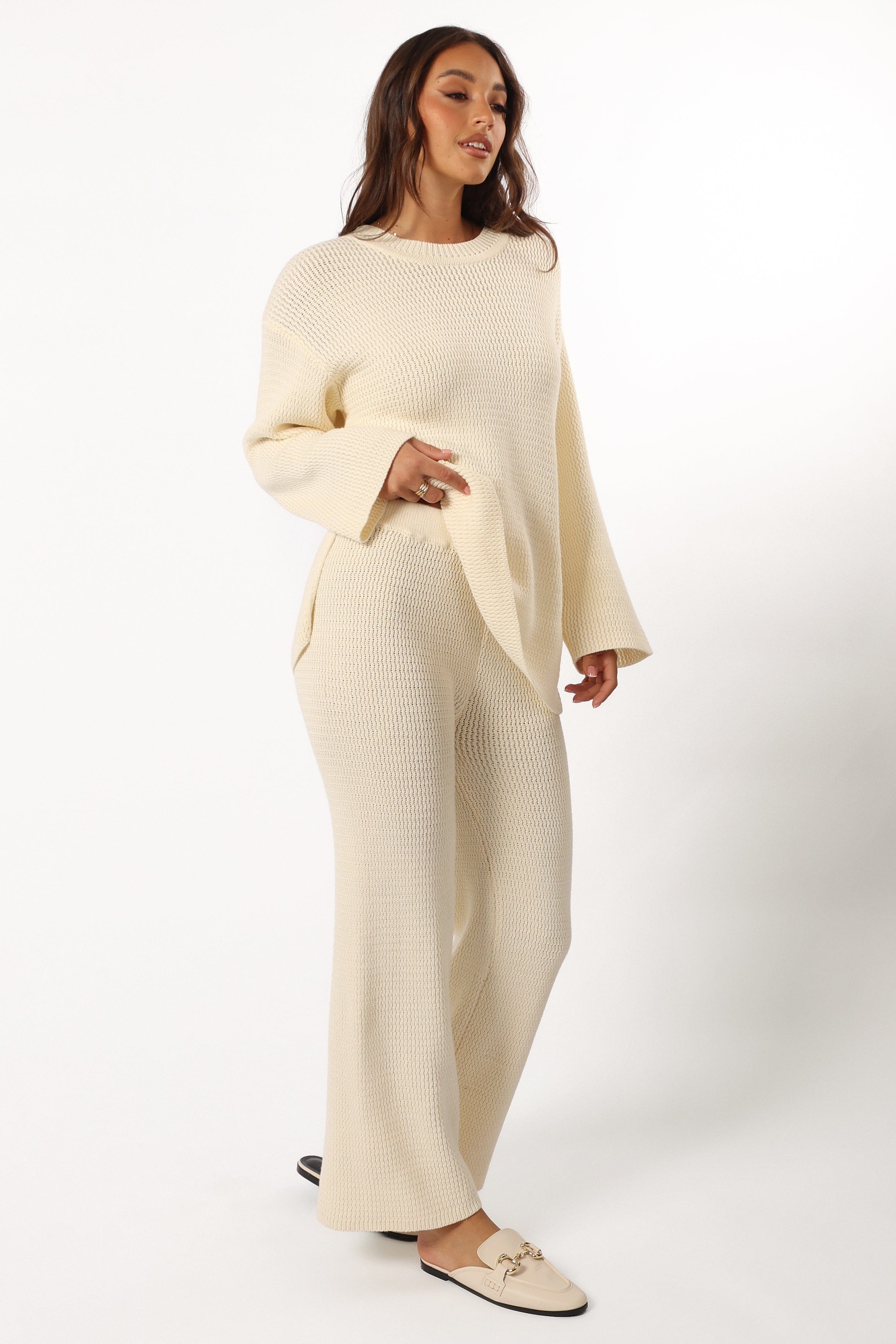 McKinley Knit Pant - Cream
