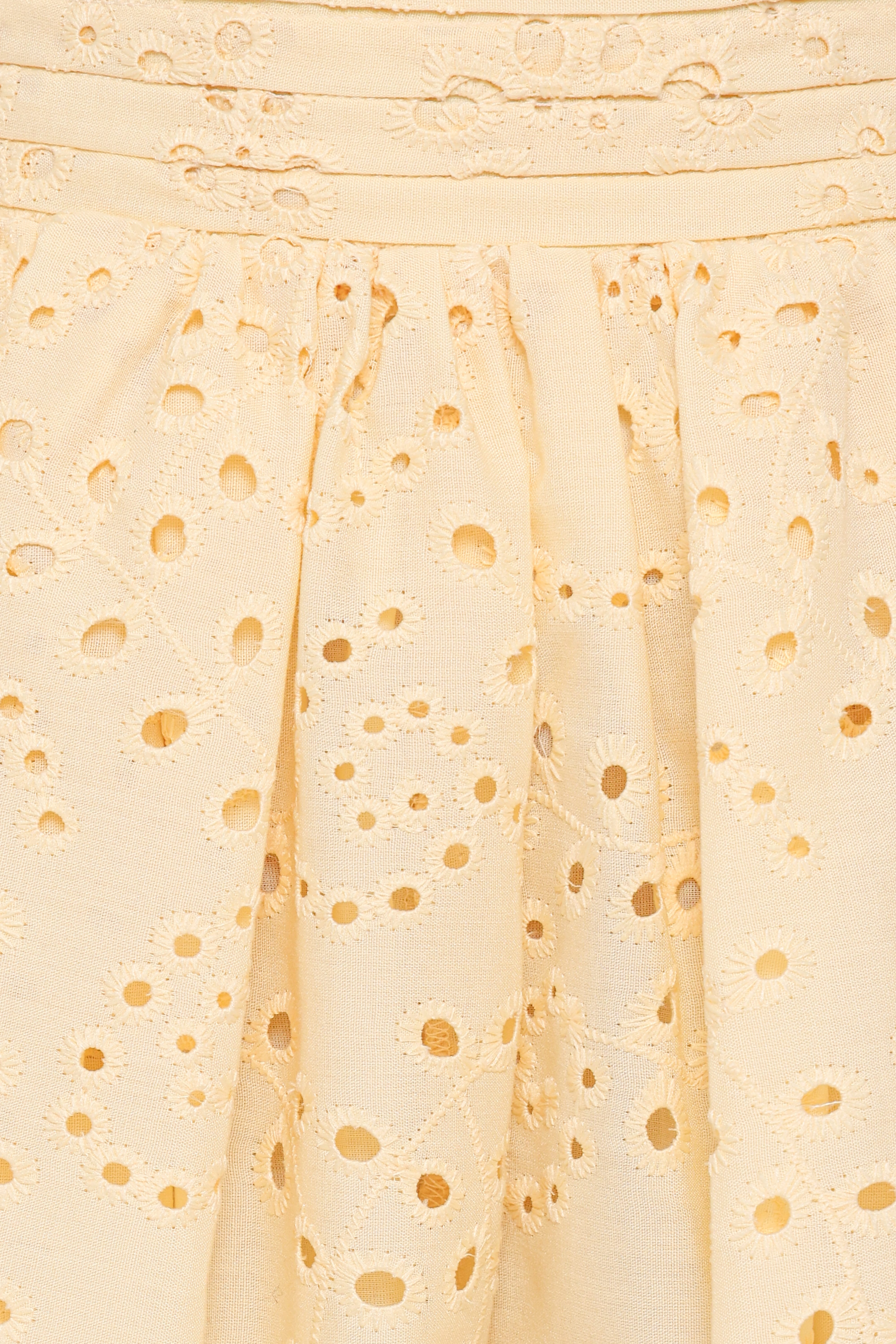 Regina Eyelet Flowy Short - Butter Yellow
