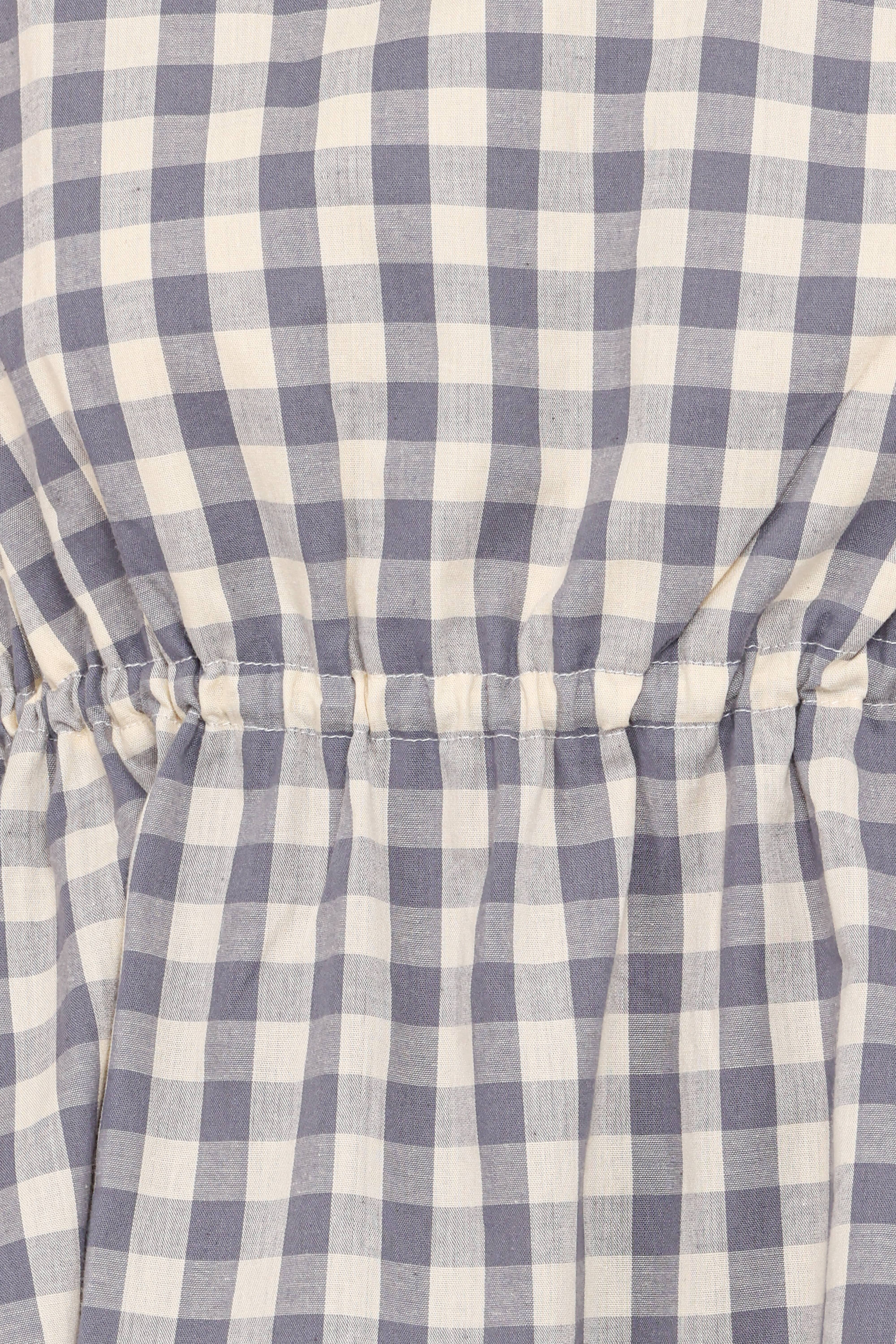 Rory Shorts - Slate Blue Gingham