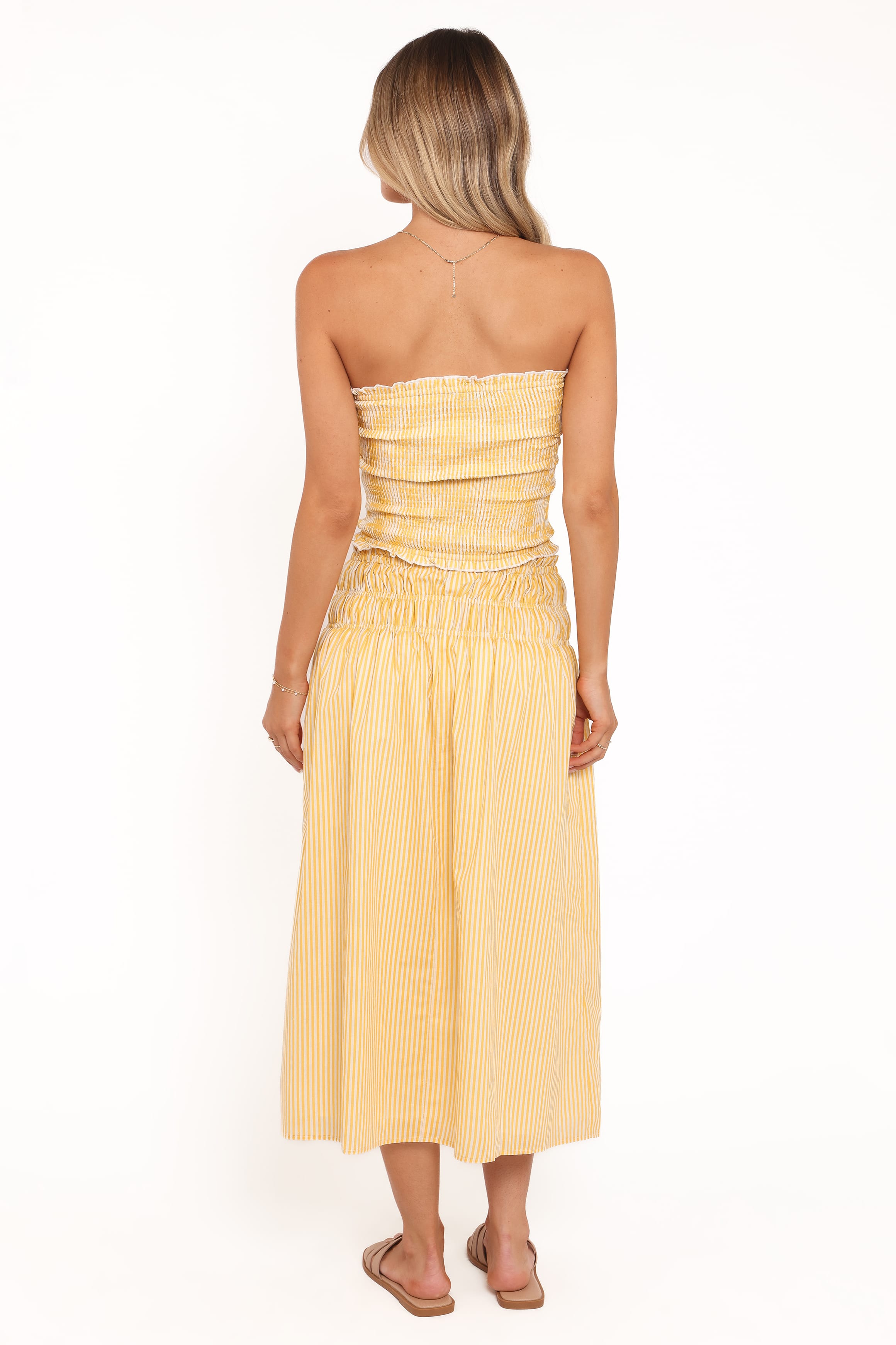 Salome Maxi Skirt - Mango Stripe
