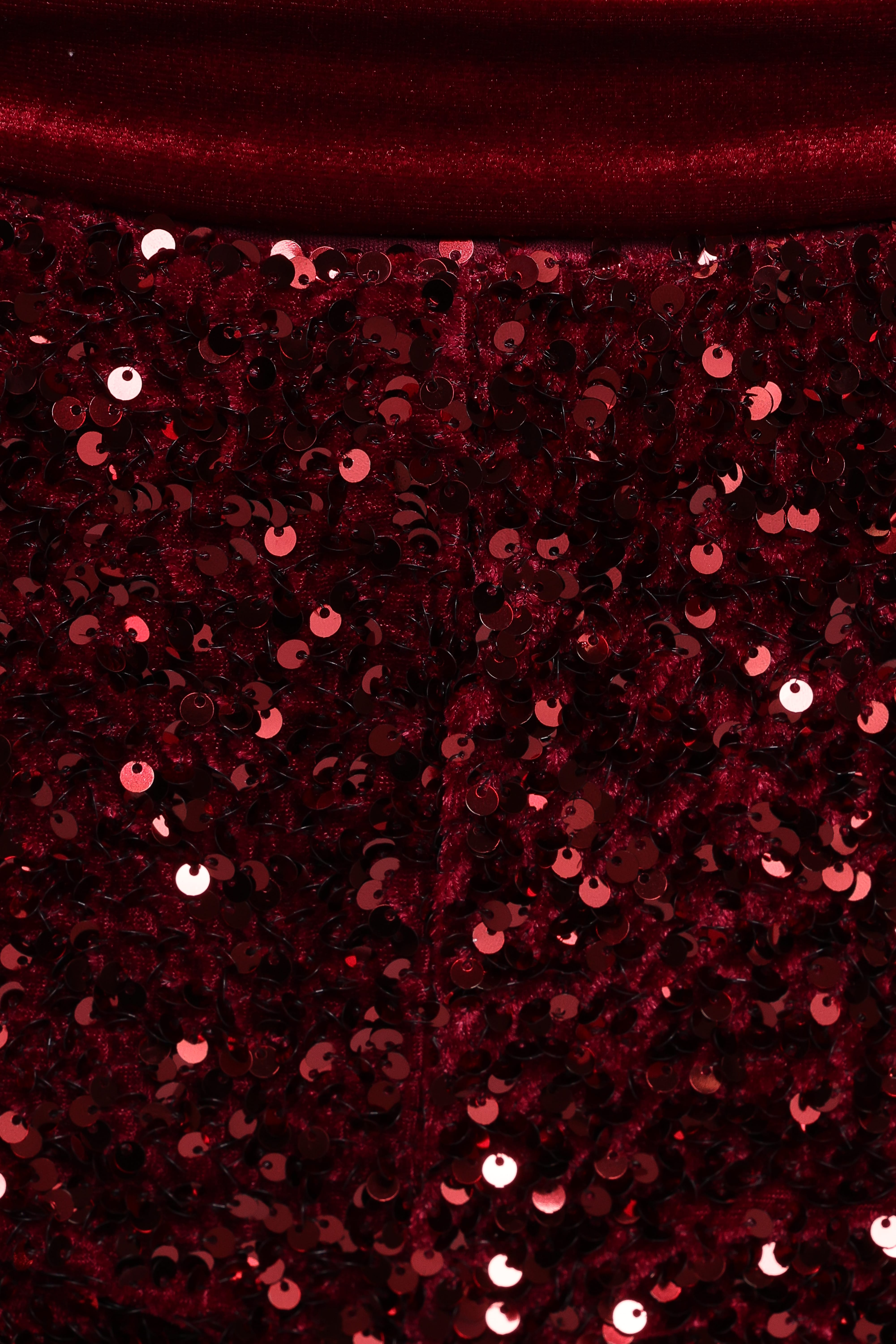 Scarlette Sequins Short - Burgundy