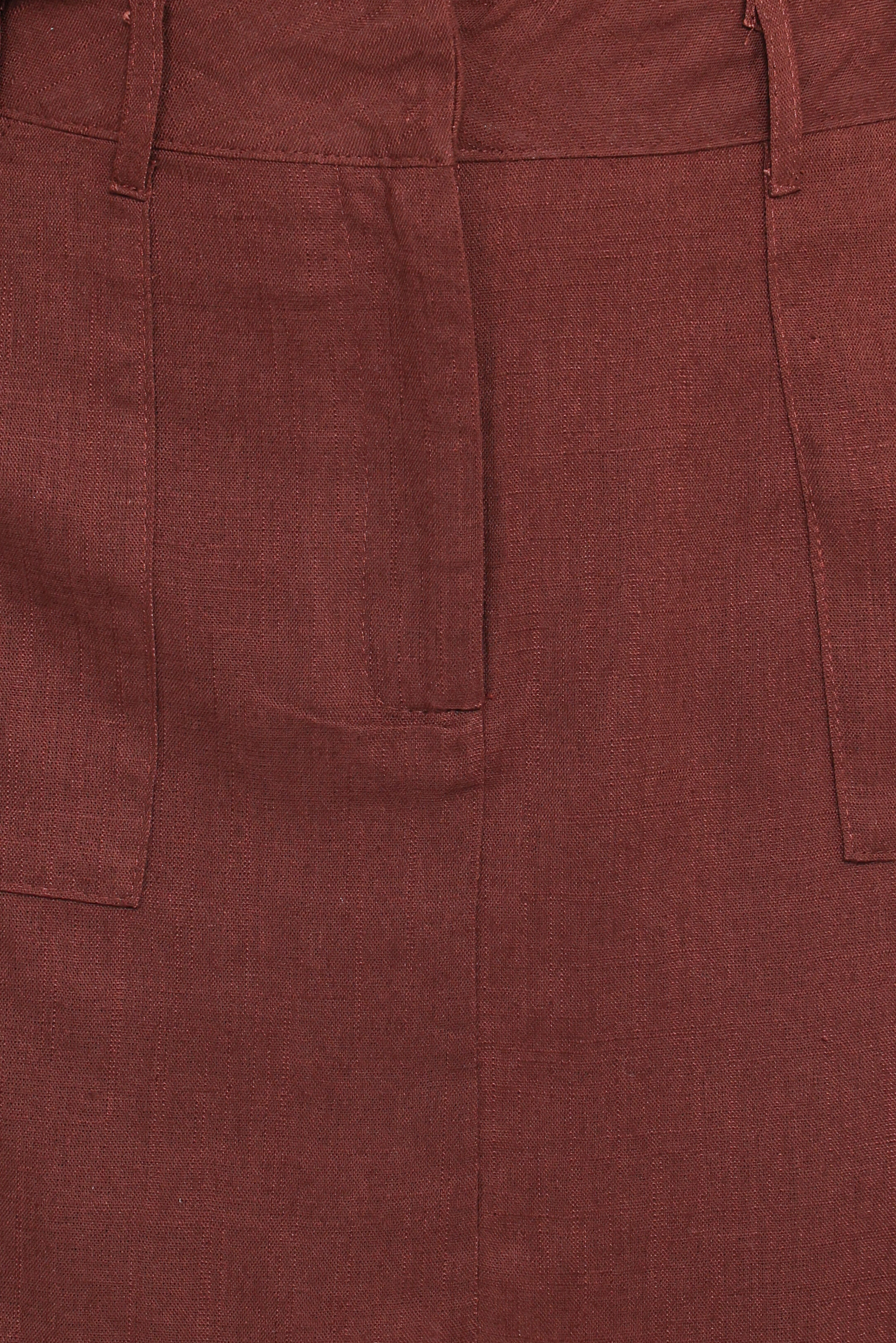 Shaw Mini Skort - Chocolate Brown