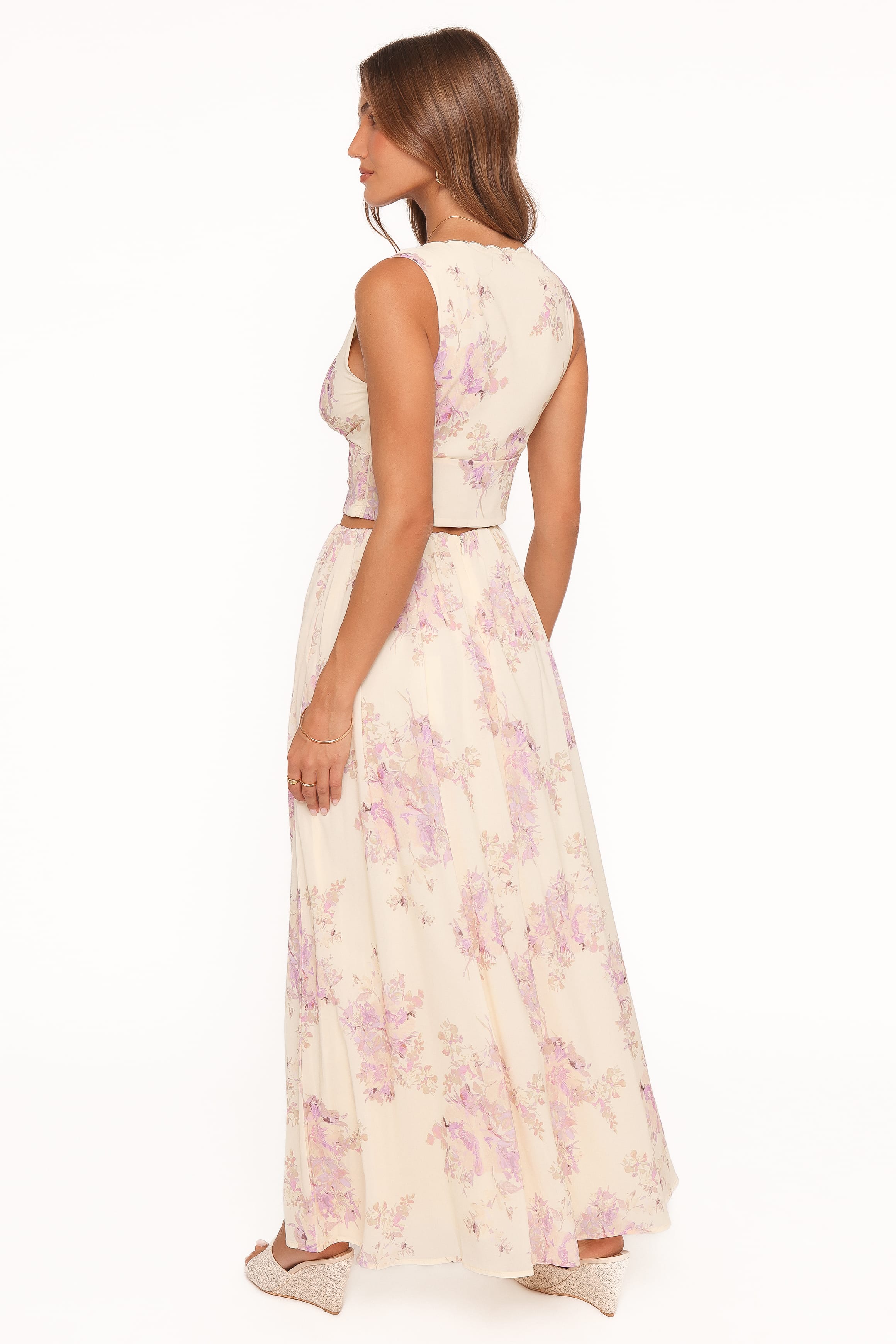 Tinsley Maxi Skirt - Lavender Floral