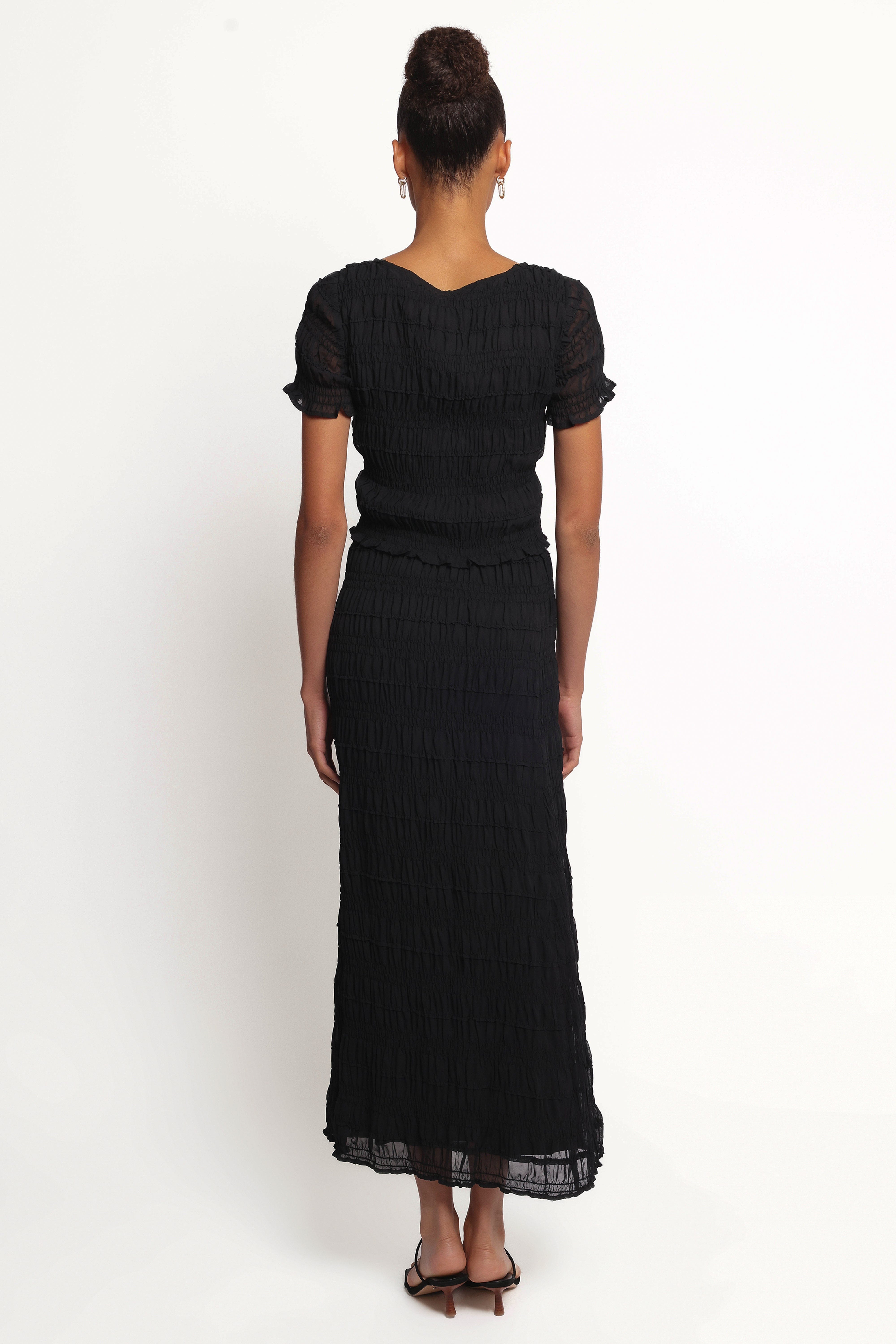 Valana Skirt - Black Midnight