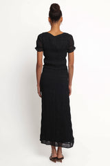 Valana Skirt - Black Midnight