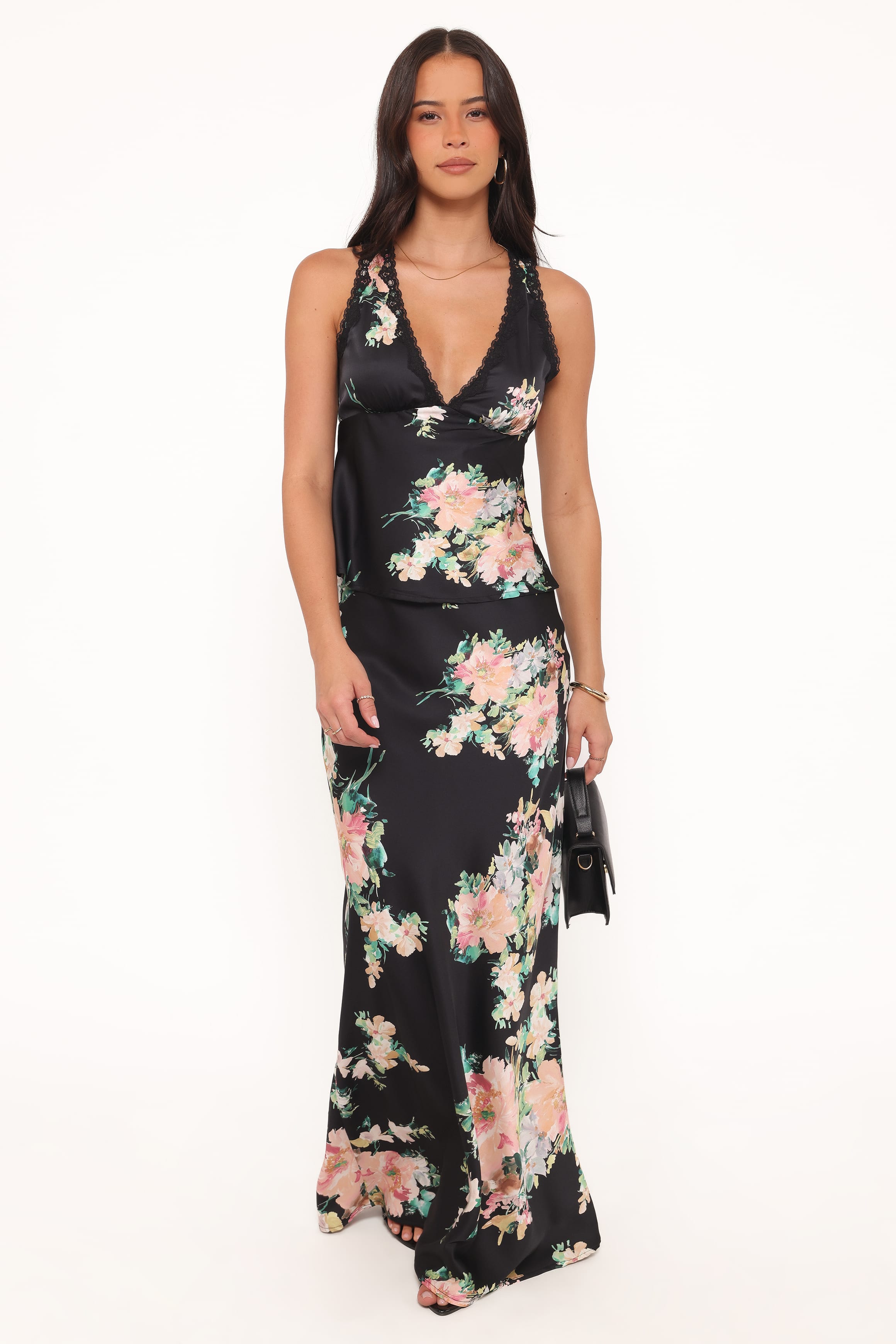 Velman Skirt - Black Floral