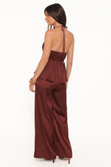 Vita Tailored Pant - Brown