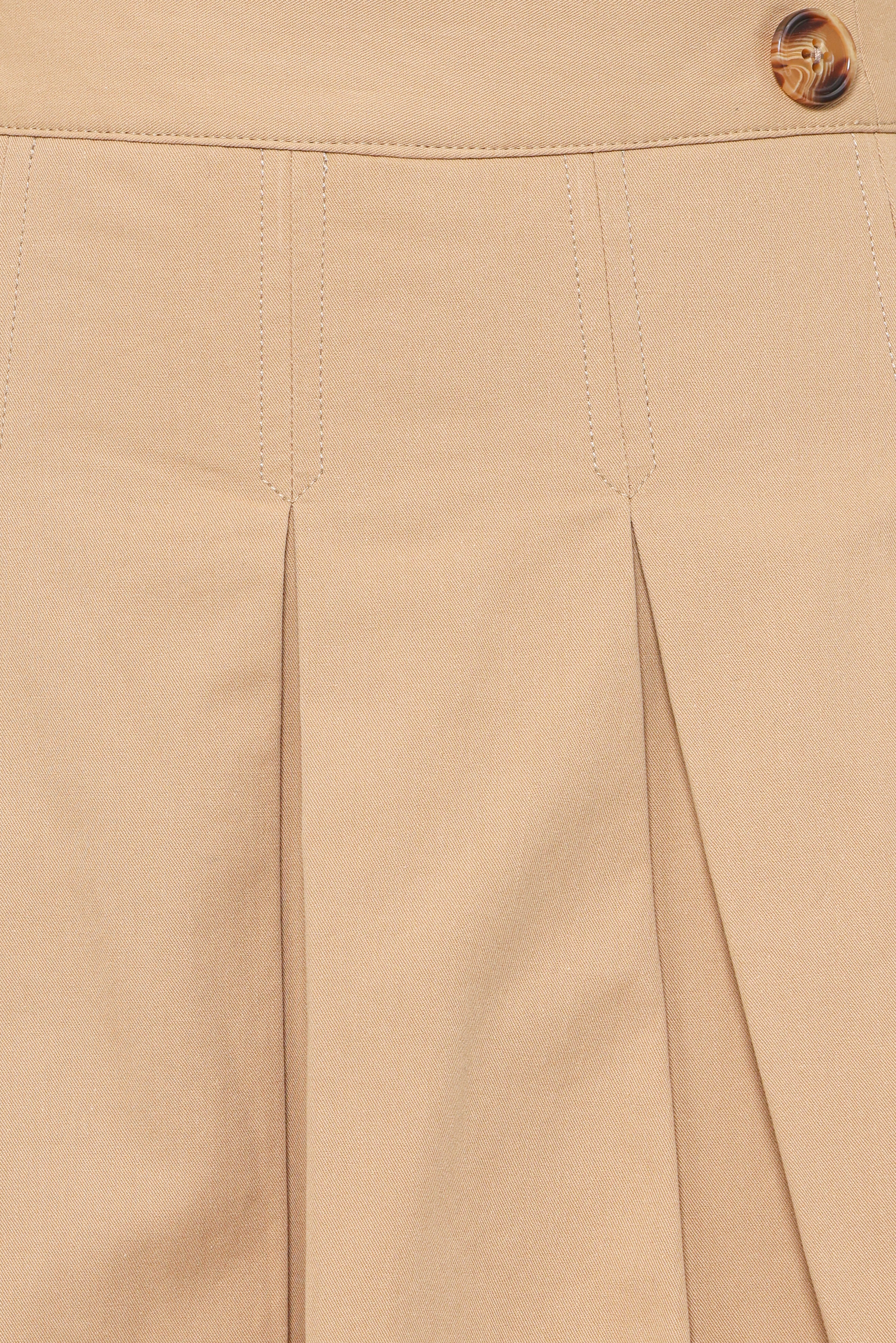 Willow Pleated Mini Skirt - Taupe