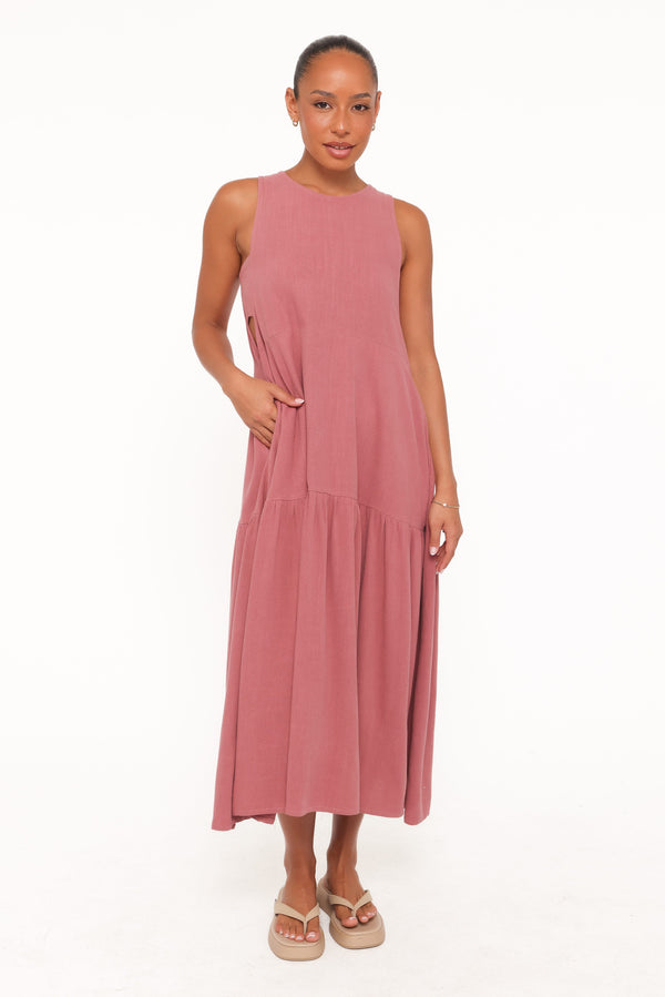 Almudena Midi Dress - Mauve