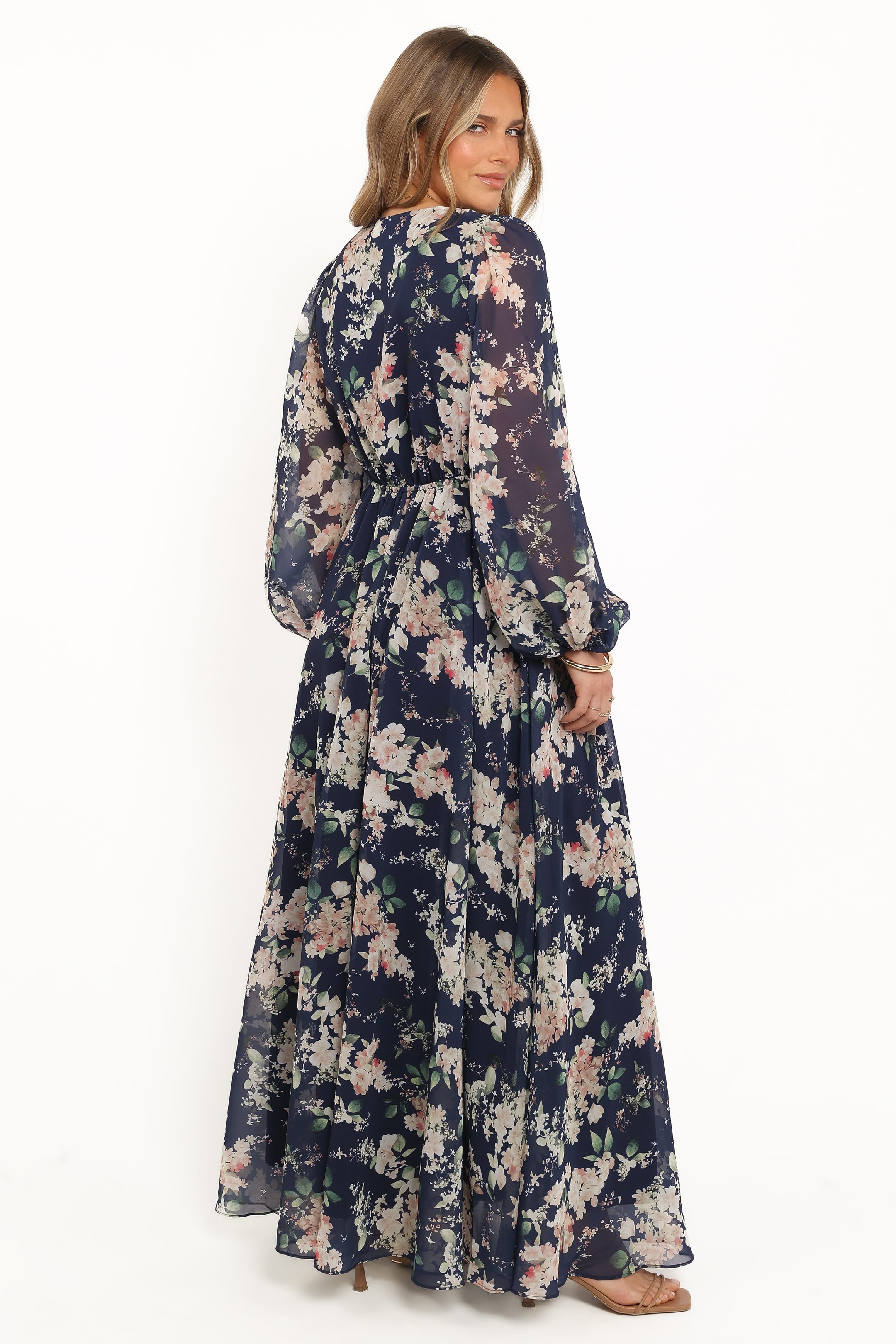 Anisa Maxi Dress - Navy Floral