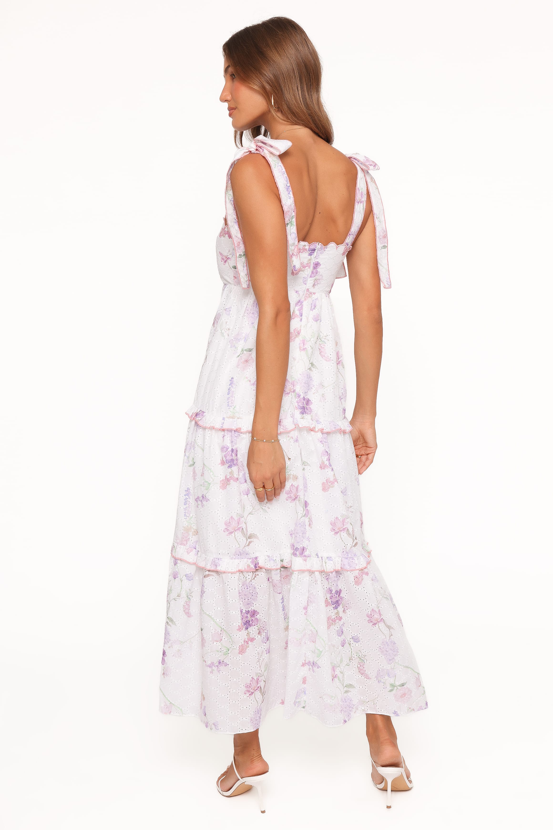 Aurelia Maxi Dress - Purple Floral