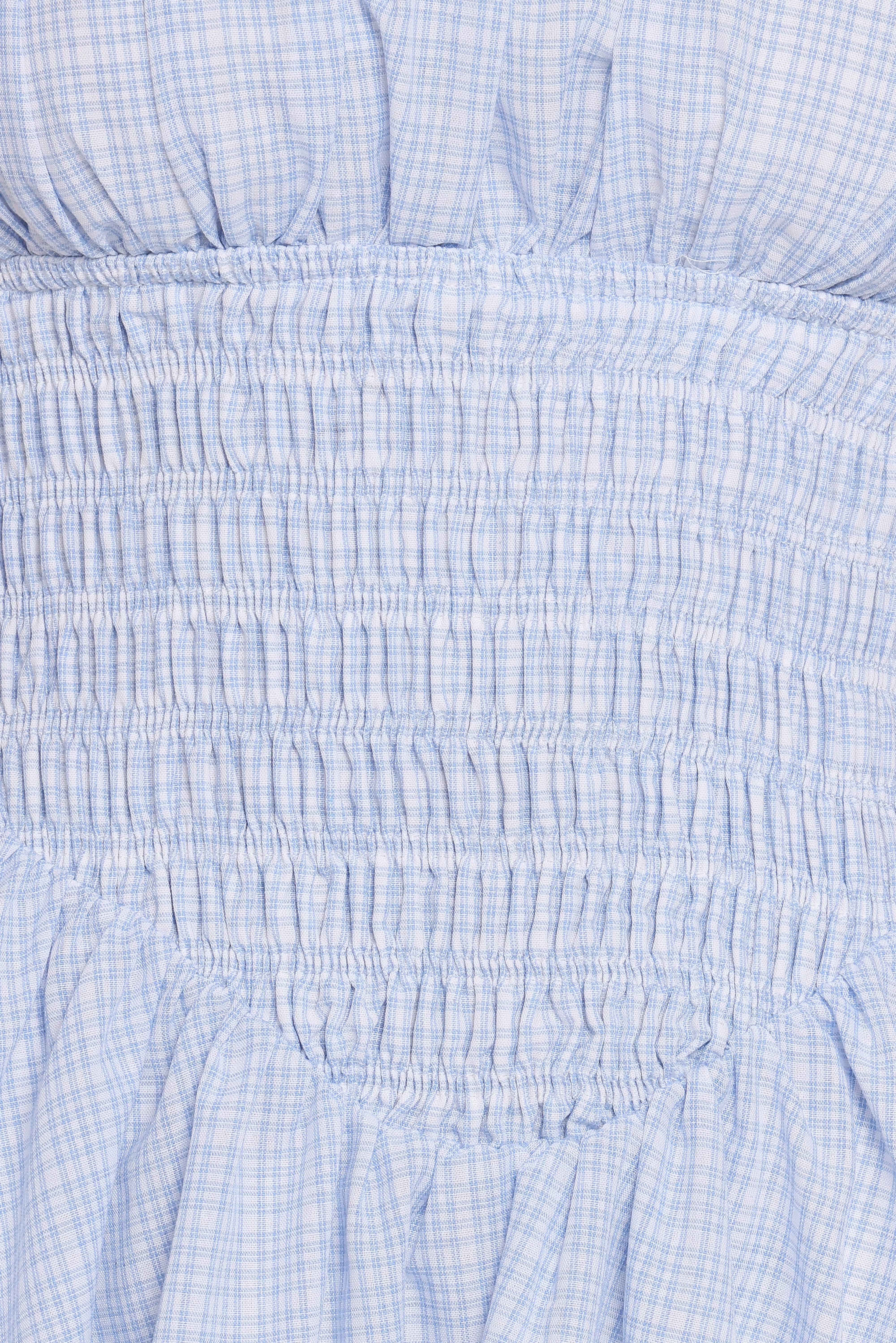 Ayla Mini Dress - Blue Gingham