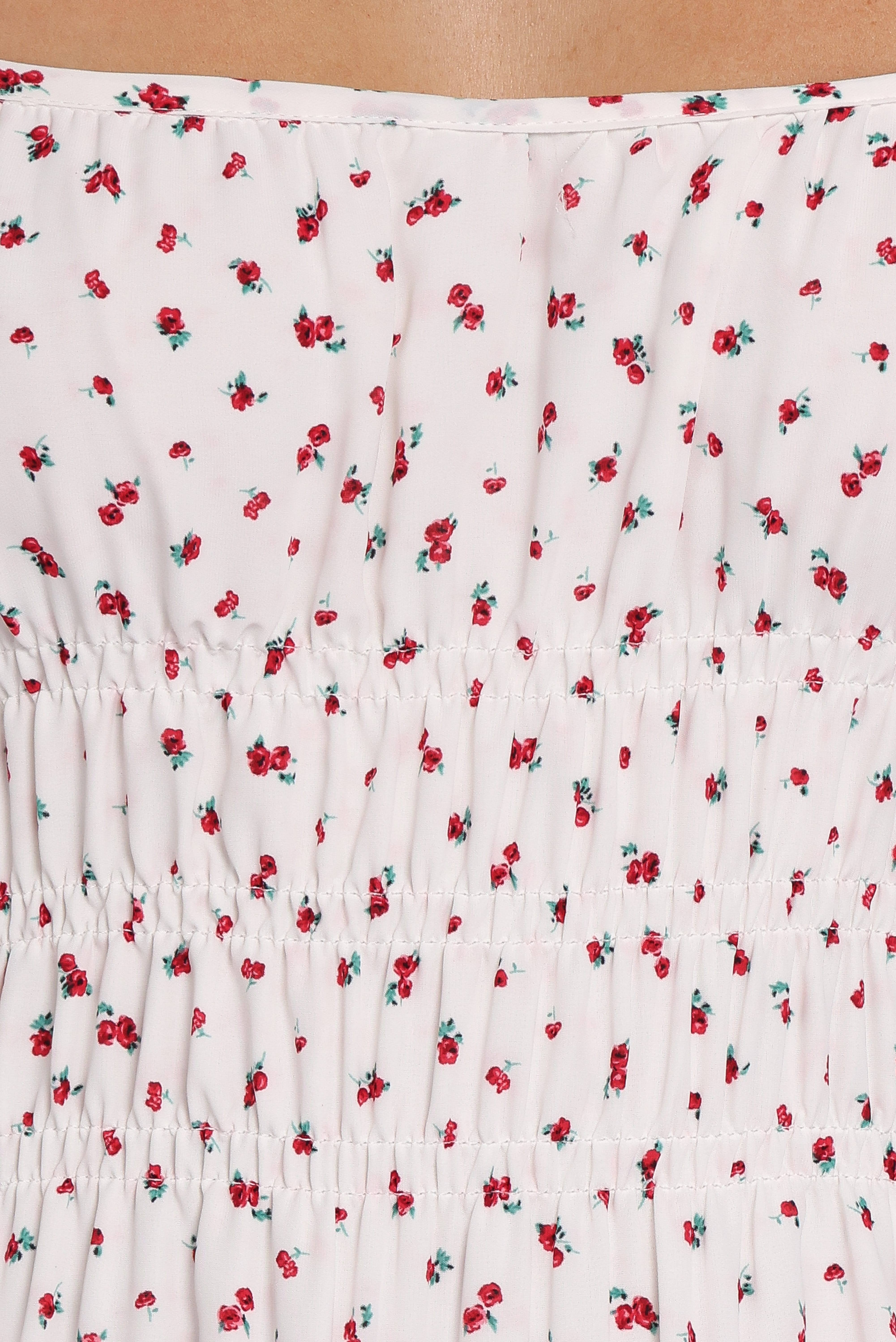 Brittany Maxi Dress - Red Floral