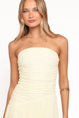Calypso Maxi Dress - Butter Yellow