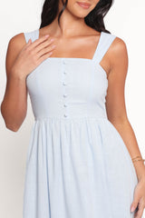 Caty Maxi Dress - Pale Blue