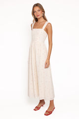 Caty Maxi Dress - Red Polka Dot