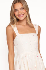 Caty Maxi Dress - Red Polka Dot